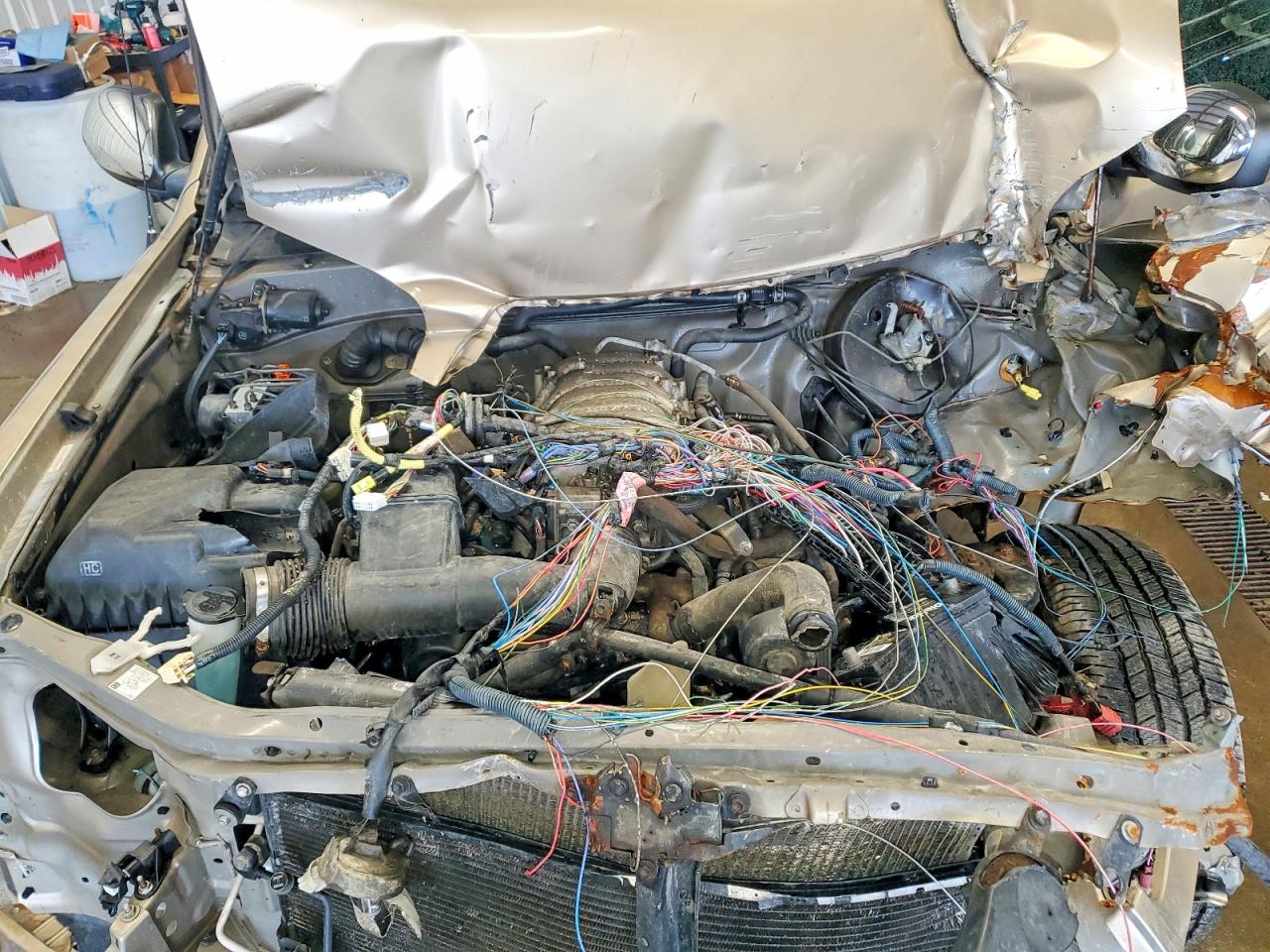 2003 Toyota Tundra Access Cab Sr5 Gold vin: 5TBBT44123S333675