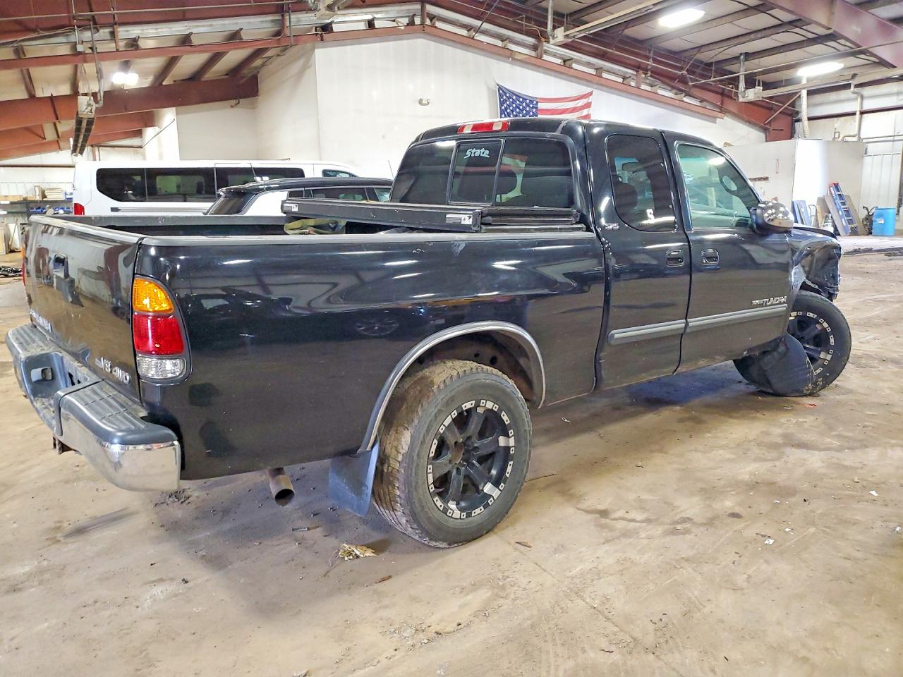 2003 Toyota Tundra Access Cab Sr5 Black vin: 5TBBT44123S387705