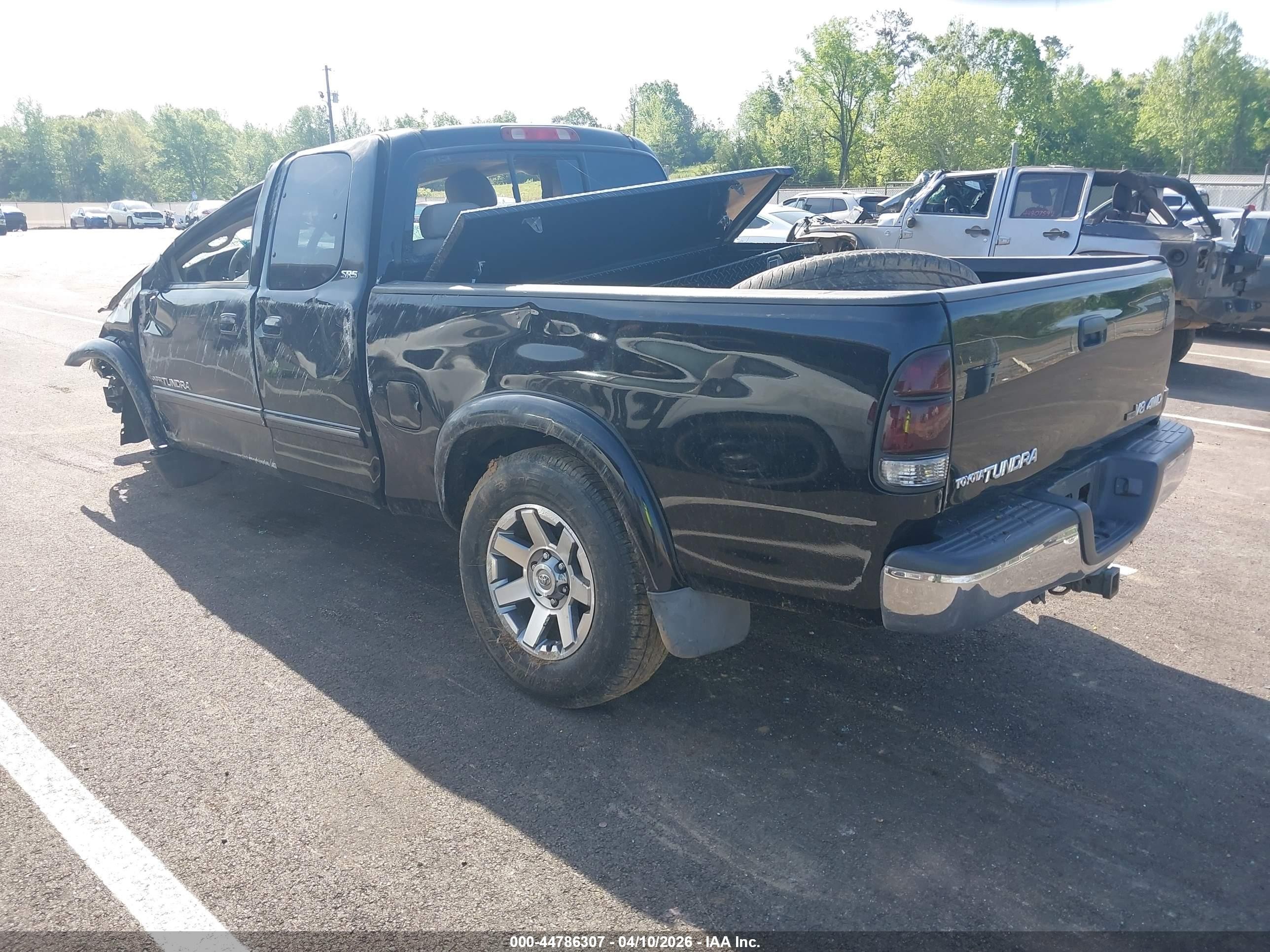 2006 Toyota Tundra Sr5 V8 Black vin: 5TBBT44126S487419