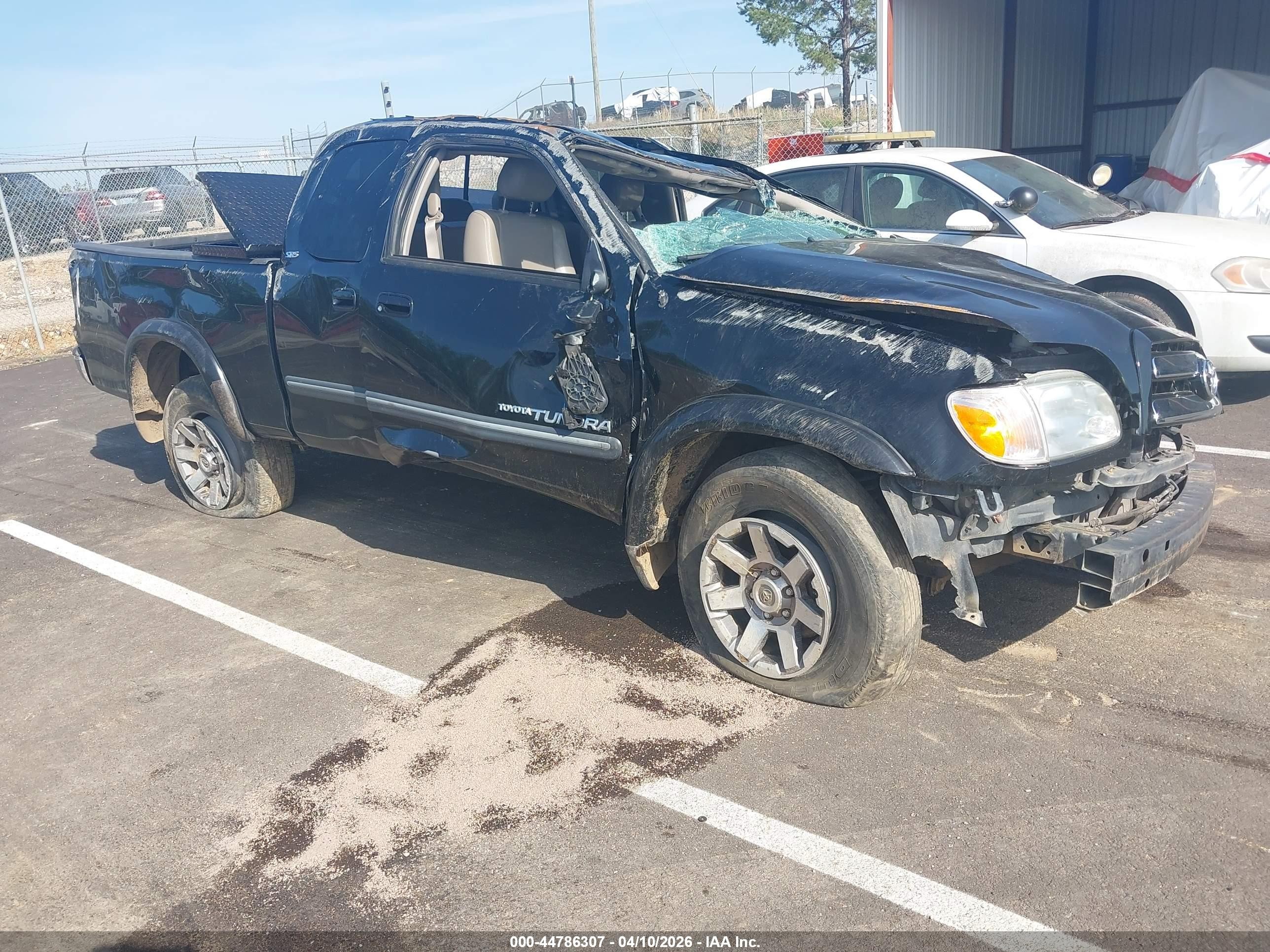 2006 Toyota Tundra Sr5 V8 Black vin: 5TBBT44126S487419