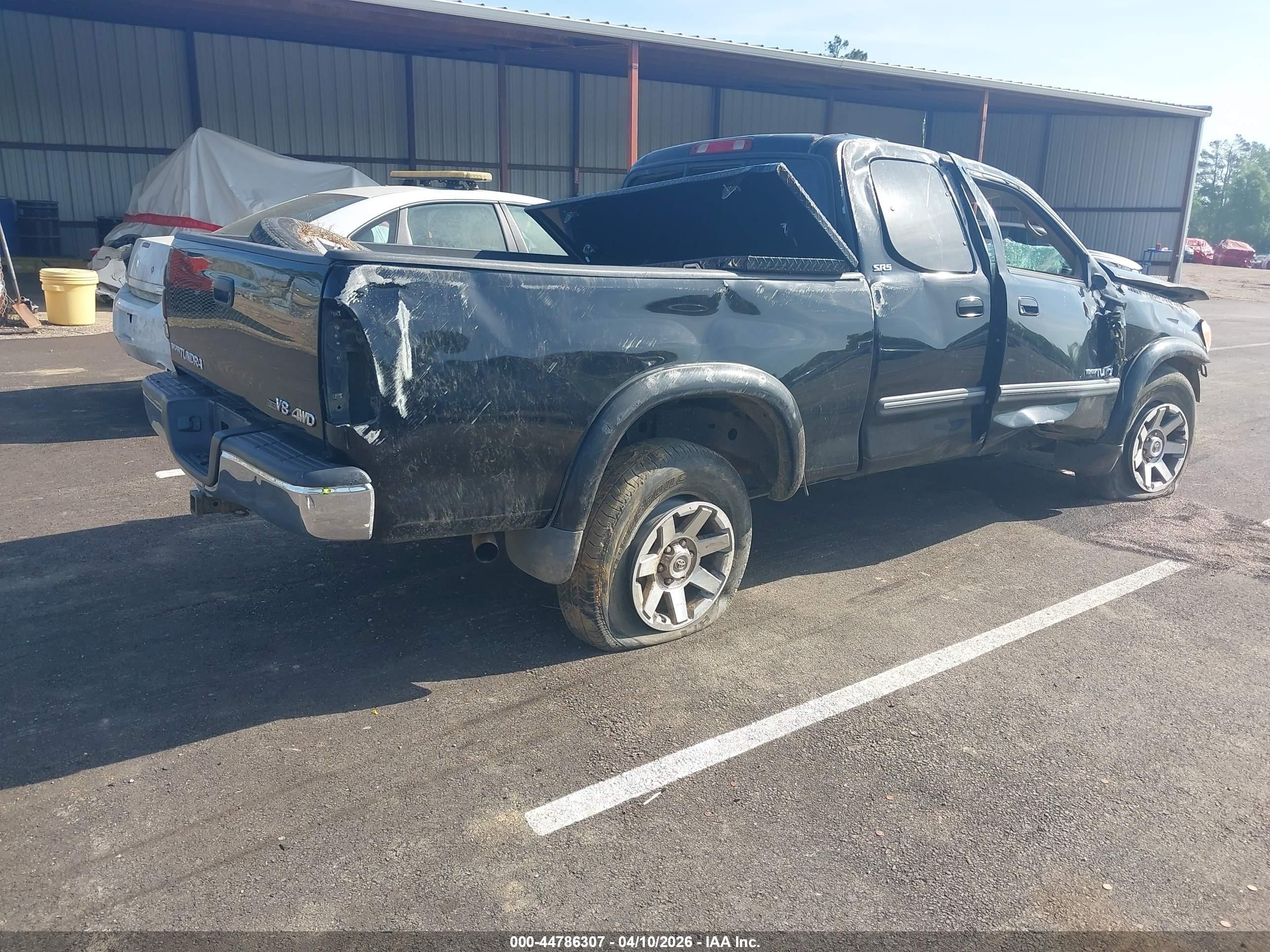 2006 Toyota Tundra Sr5 V8 Black vin: 5TBBT44126S487419