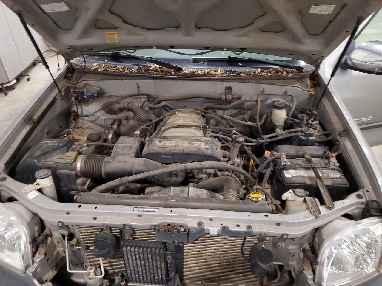 2001 Toyota Tundra Sr5 Серый vin: 5TBBT44131S198316