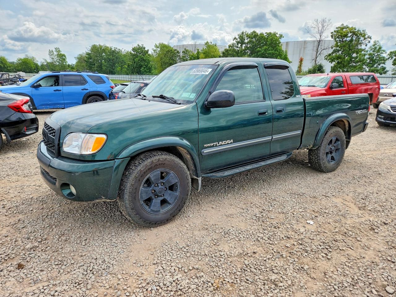 2003 Toyota Tundra Sr5 Green vin: 5TBBT44133S405578
