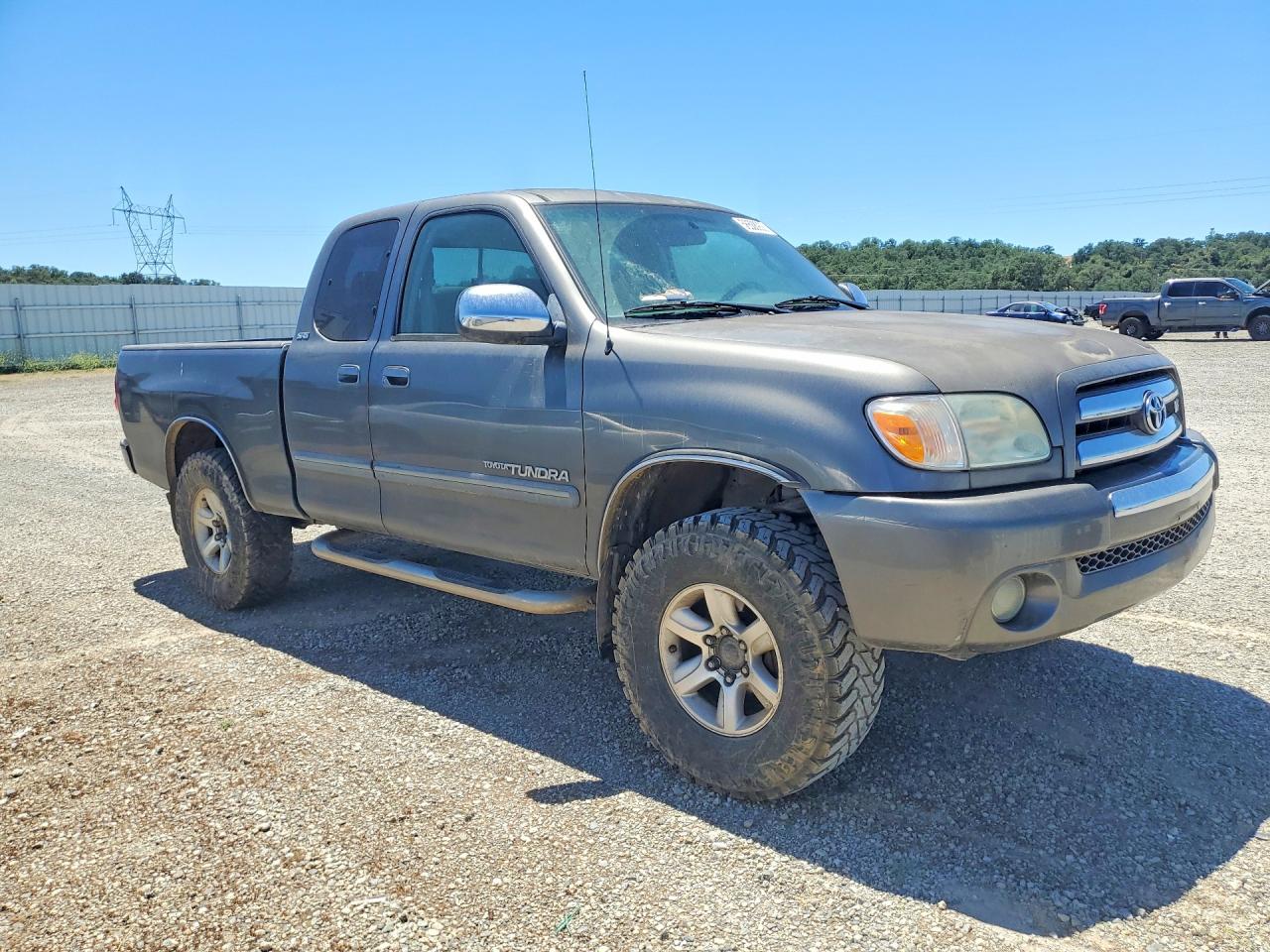 2005 Toyota Tundra Access Cab Sr5 Silver vin: 5TBBT44135S467467