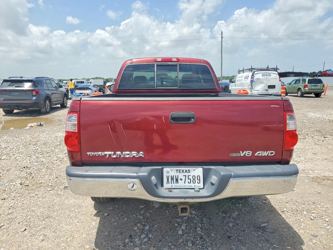 2006 Toyota Tundra Access Cab Sr5 Бордовый vin: 5TBBT44136S475666