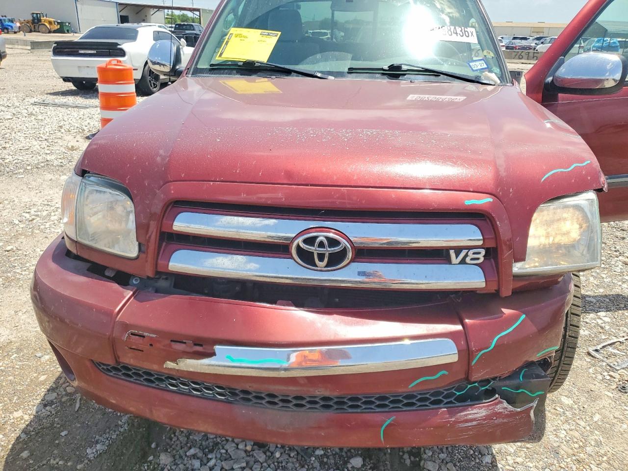 2006 Toyota Tundra Access Cab Sr5 Бордовый vin: 5TBBT44136S475666