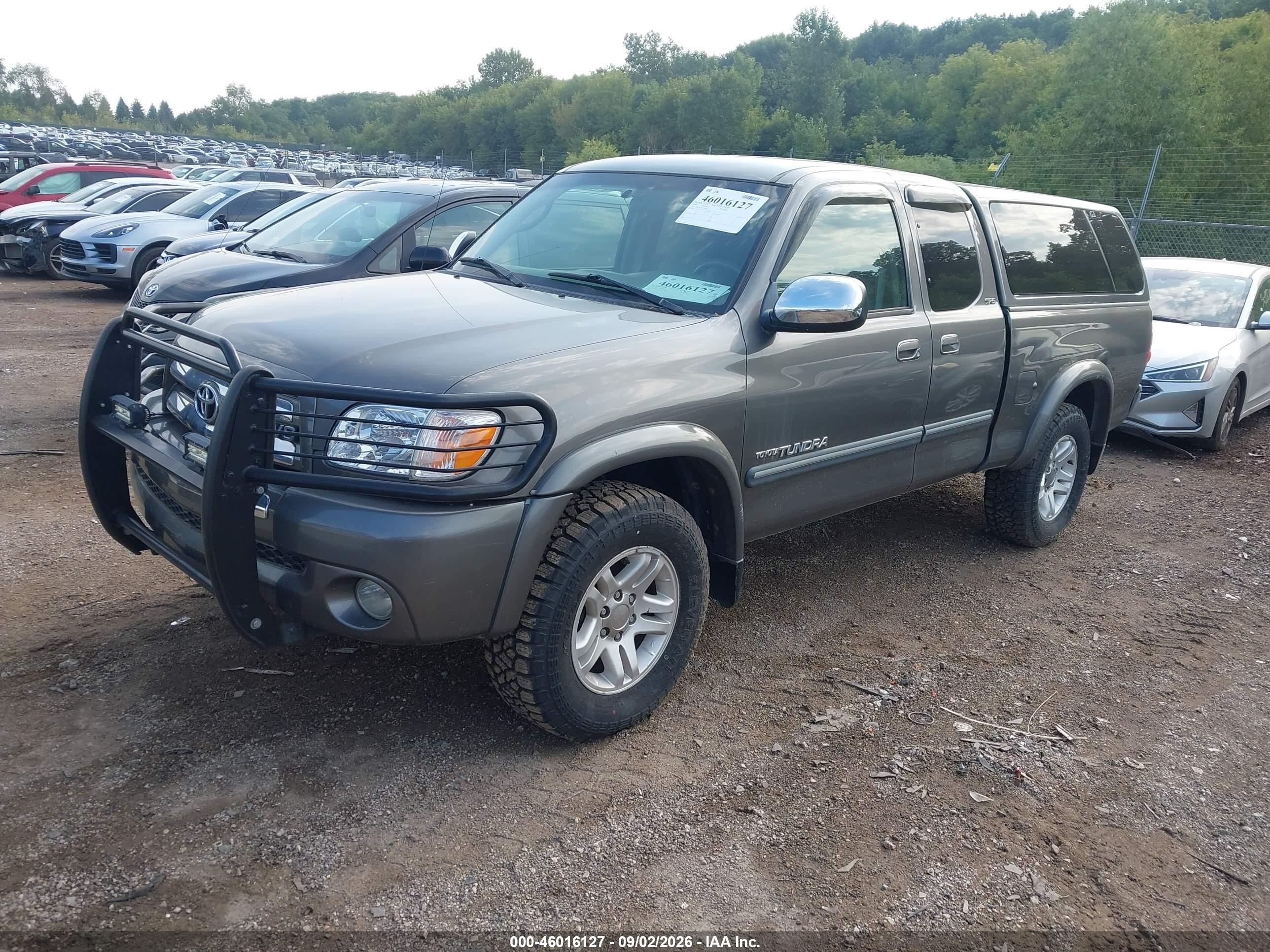 2006 Toyota Tundra Sr5 V8 Серый vin: 5TBBT44136S477465