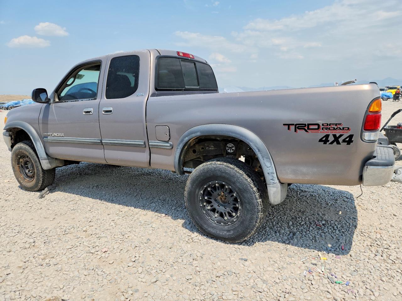 2001 Toyota Tundra Sr5 Gray vin: 5TBBT44141S140148