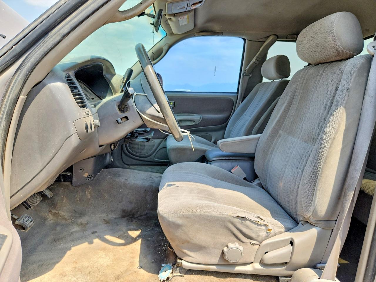 2001 Toyota Tundra Sr5 Gray vin: 5TBBT44141S140148