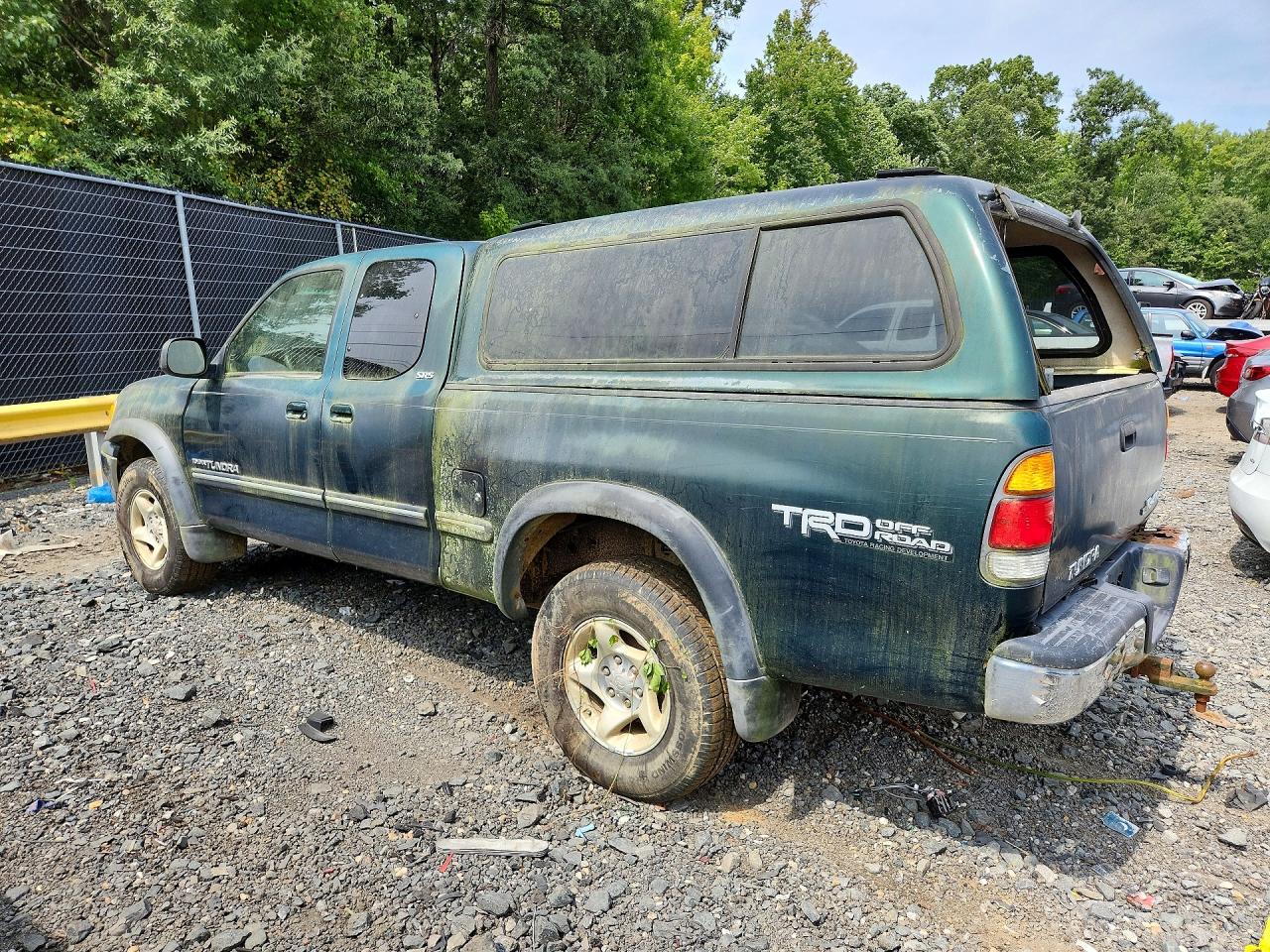 2001 Toyota Tundra Sr5 Зеленый vin: 5TBBT44141S201871
