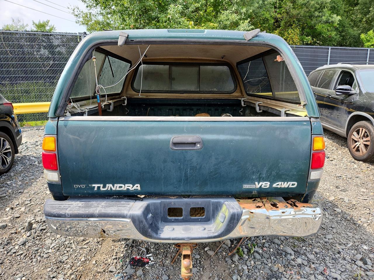 2001 Toyota Tundra Sr5 Зеленый vin: 5TBBT44141S201871