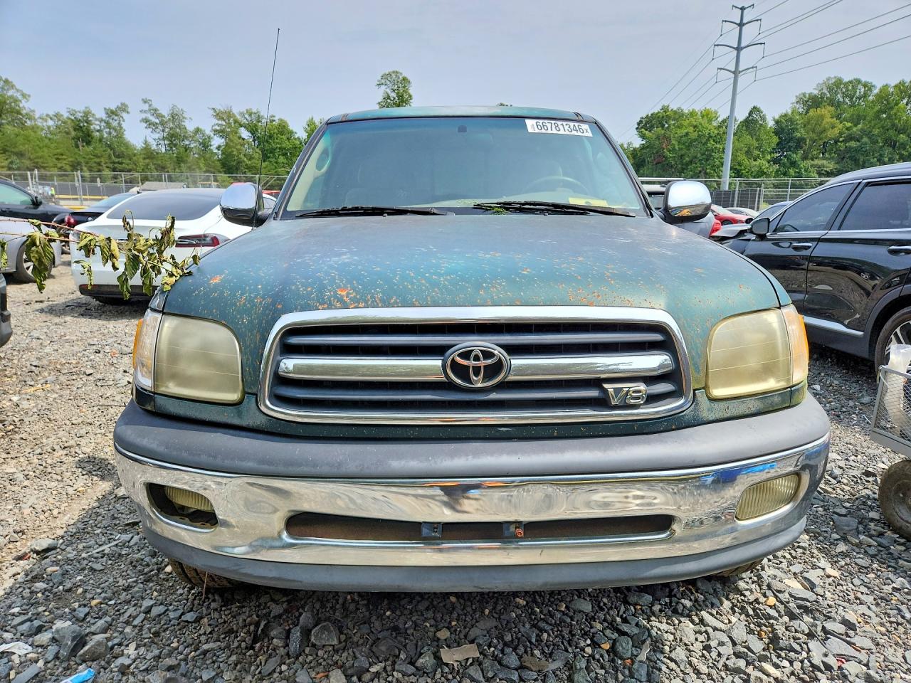 2001 Toyota Tundra Sr5 Зеленый vin: 5TBBT44141S201871