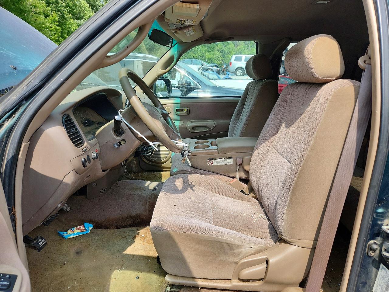 2001 Toyota Tundra Sr5 Зеленый vin: 5TBBT44141S201871