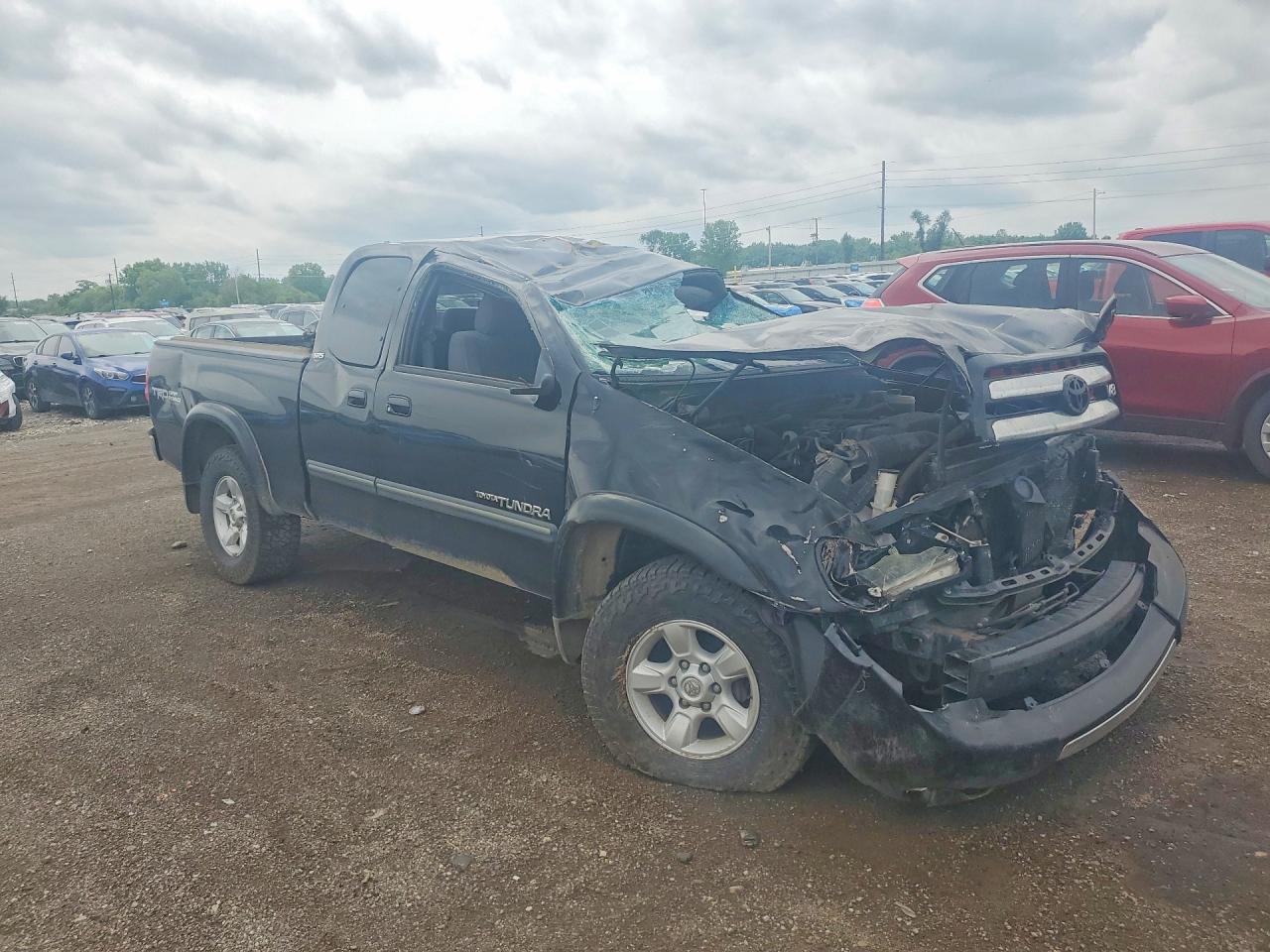 2006 Toyota Tundra Access Cab Sr5 Black vin: 5TBBT44146S483811