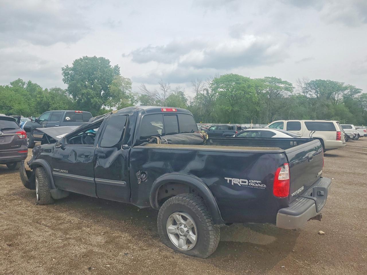 2006 Toyota Tundra Access Cab Sr5 Black vin: 5TBBT44146S483811
