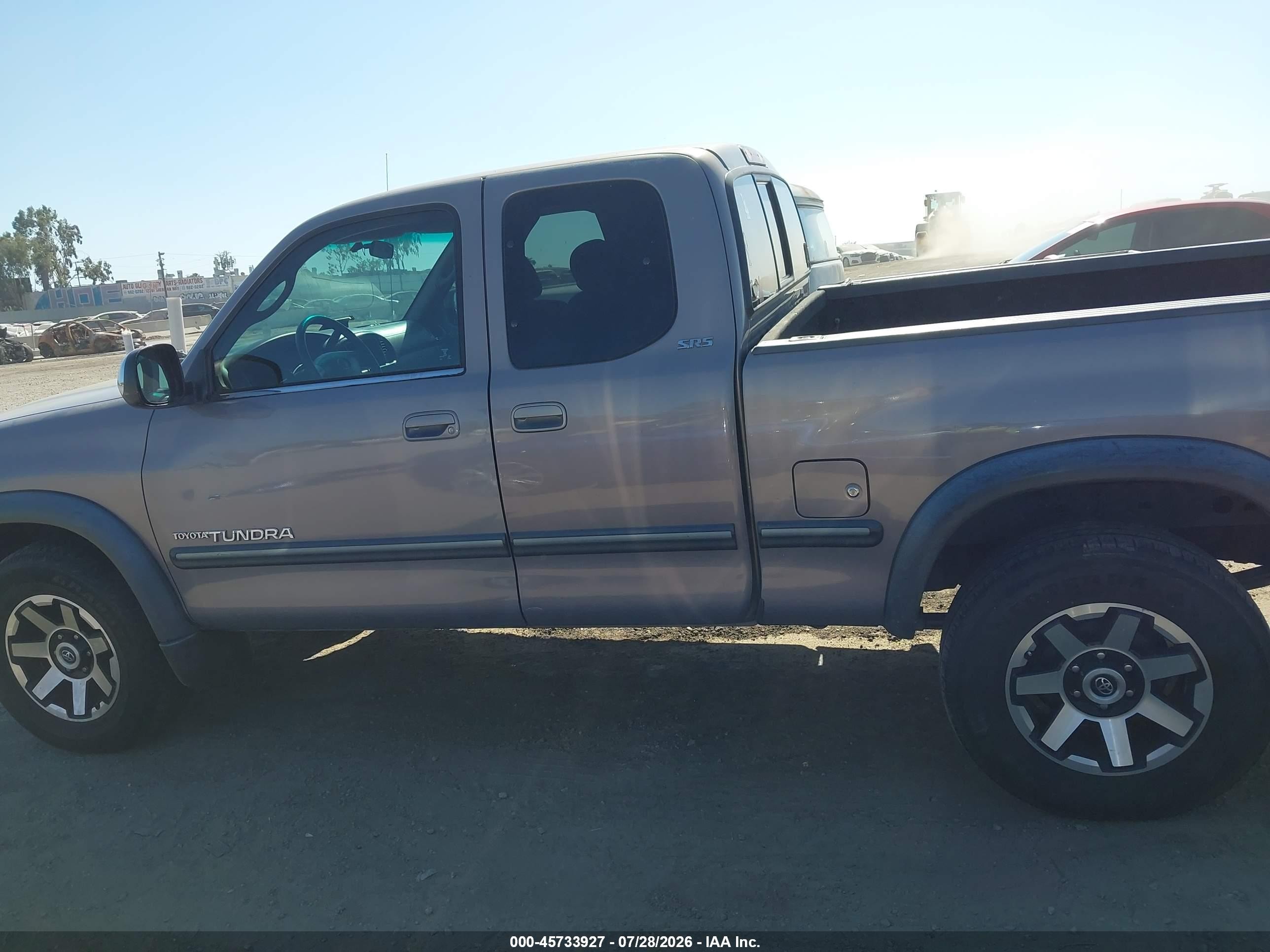 2001 Toyota Tundra Sr5 V8 Gray vin: 5TBBT44151S178150