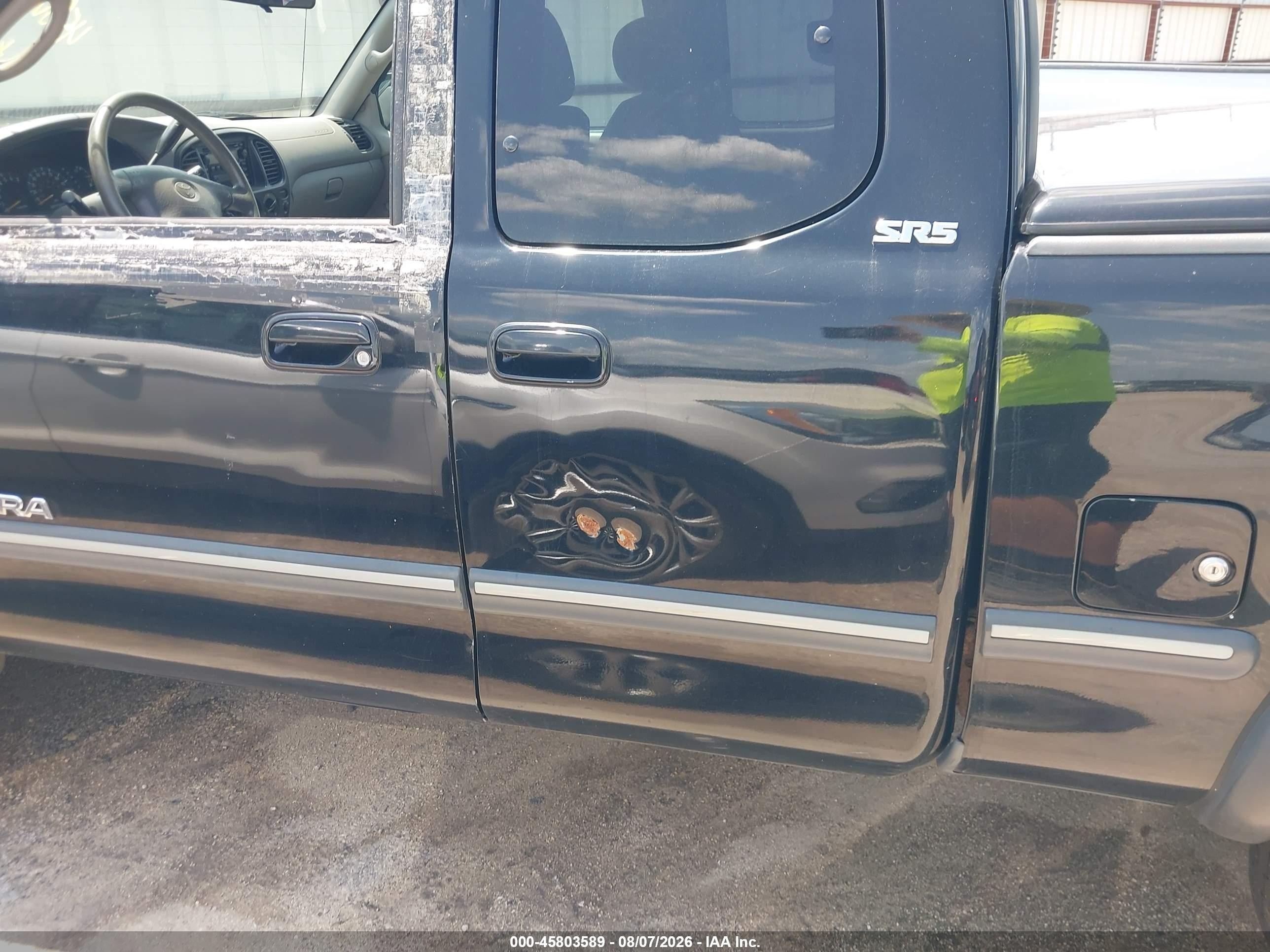2001 Toyota Tundra Sr5 V8 Black vin: 5TBBT44151S200244