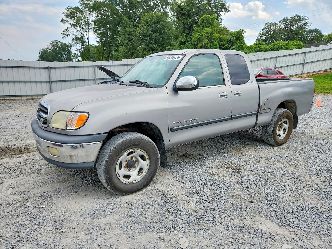 2001 Toyota Tundra Sr5 Серебряный vin: 5TBBT44151S210434