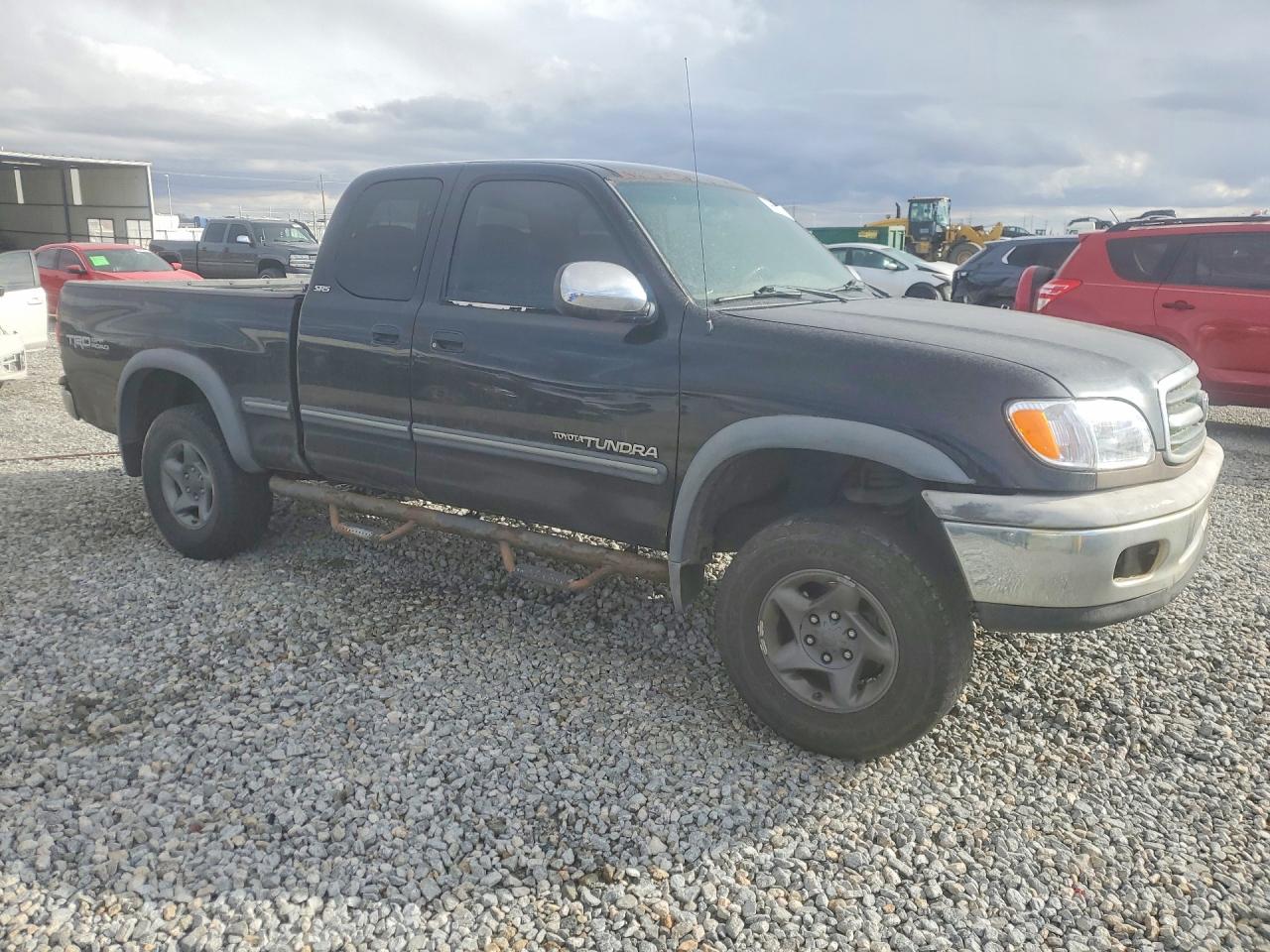 2002 Toyota Tundra Sr5 V8 Black vin: 5TBBT44152S286690