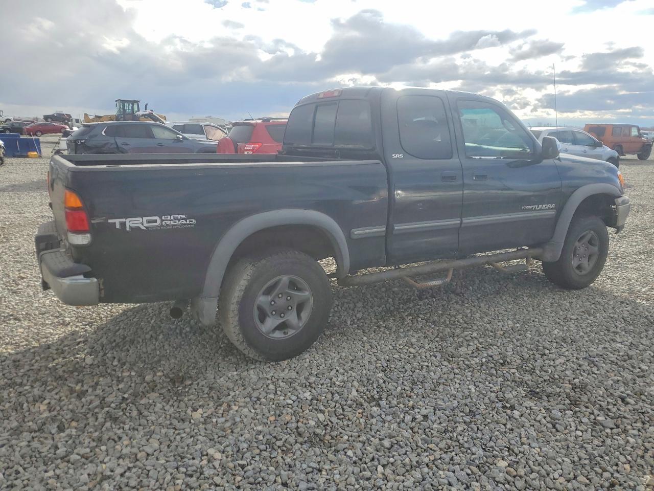 2002 Toyota Tundra Sr5 V8 Black vin: 5TBBT44152S286690