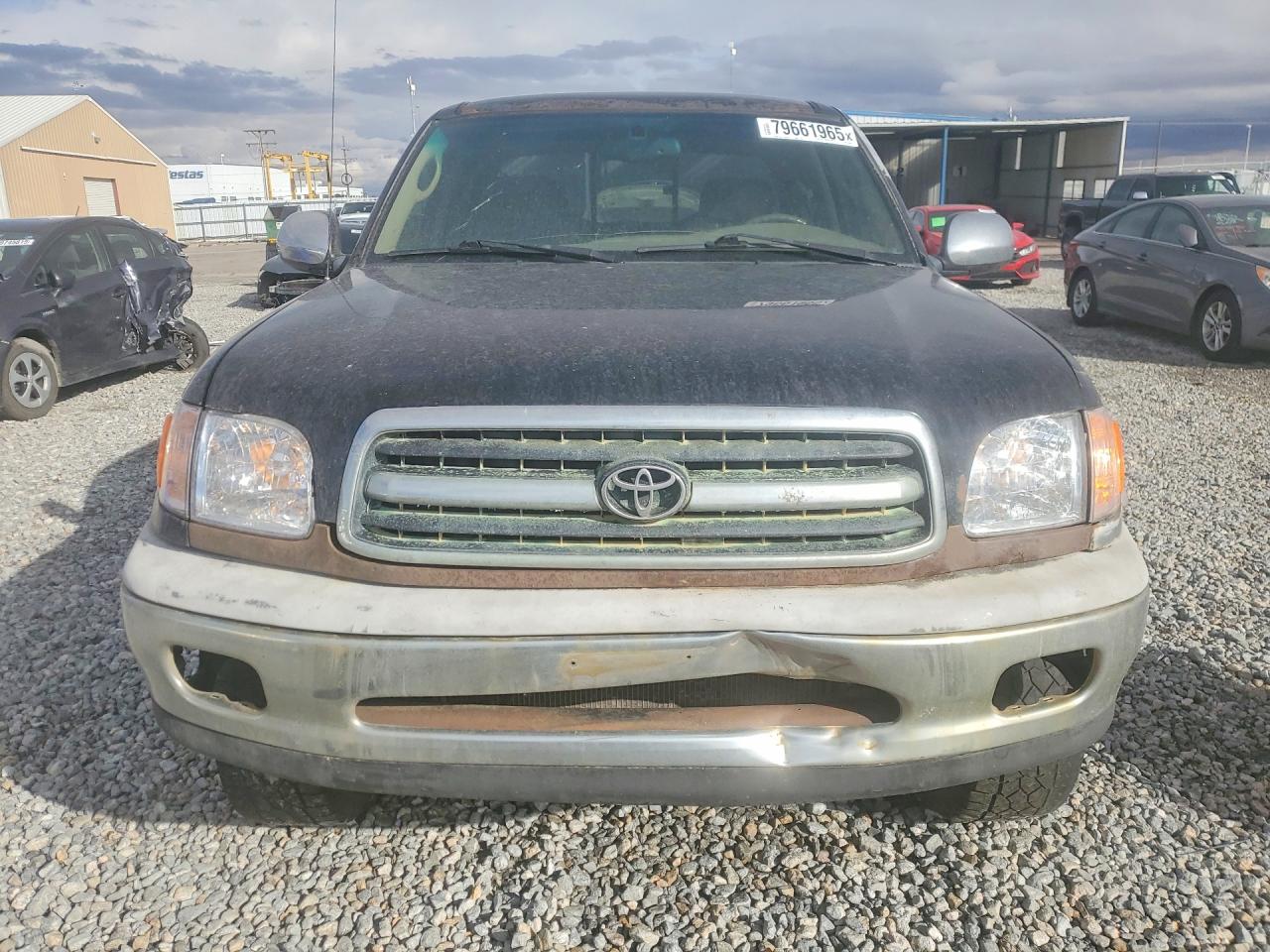 2002 Toyota Tundra Sr5 V8 Black vin: 5TBBT44152S286690