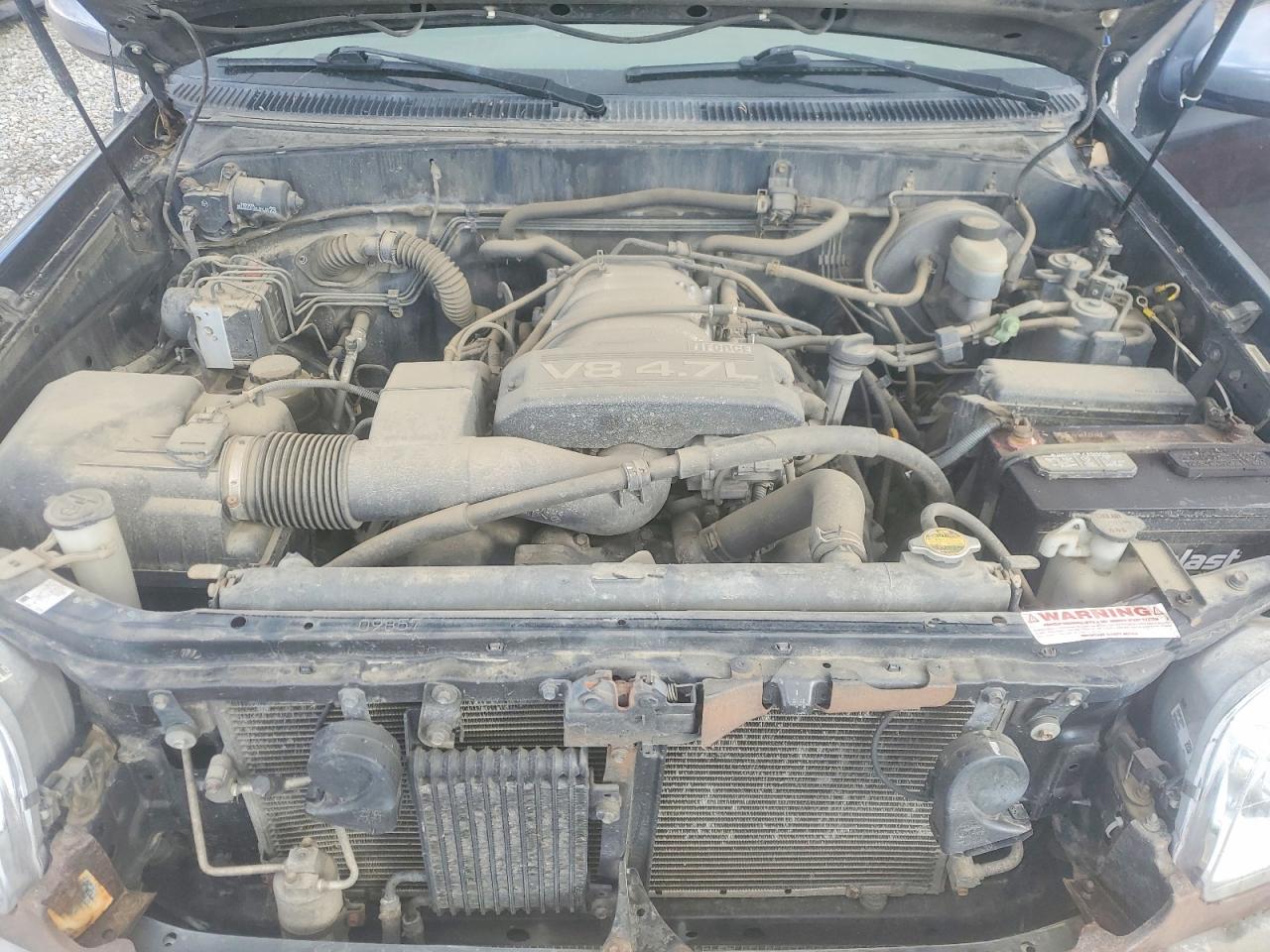 2002 Toyota Tundra Sr5 V8 Black vin: 5TBBT44152S286690