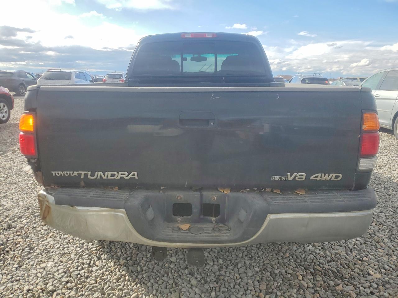 2002 Toyota Tundra Sr5 V8 Black vin: 5TBBT44152S286690