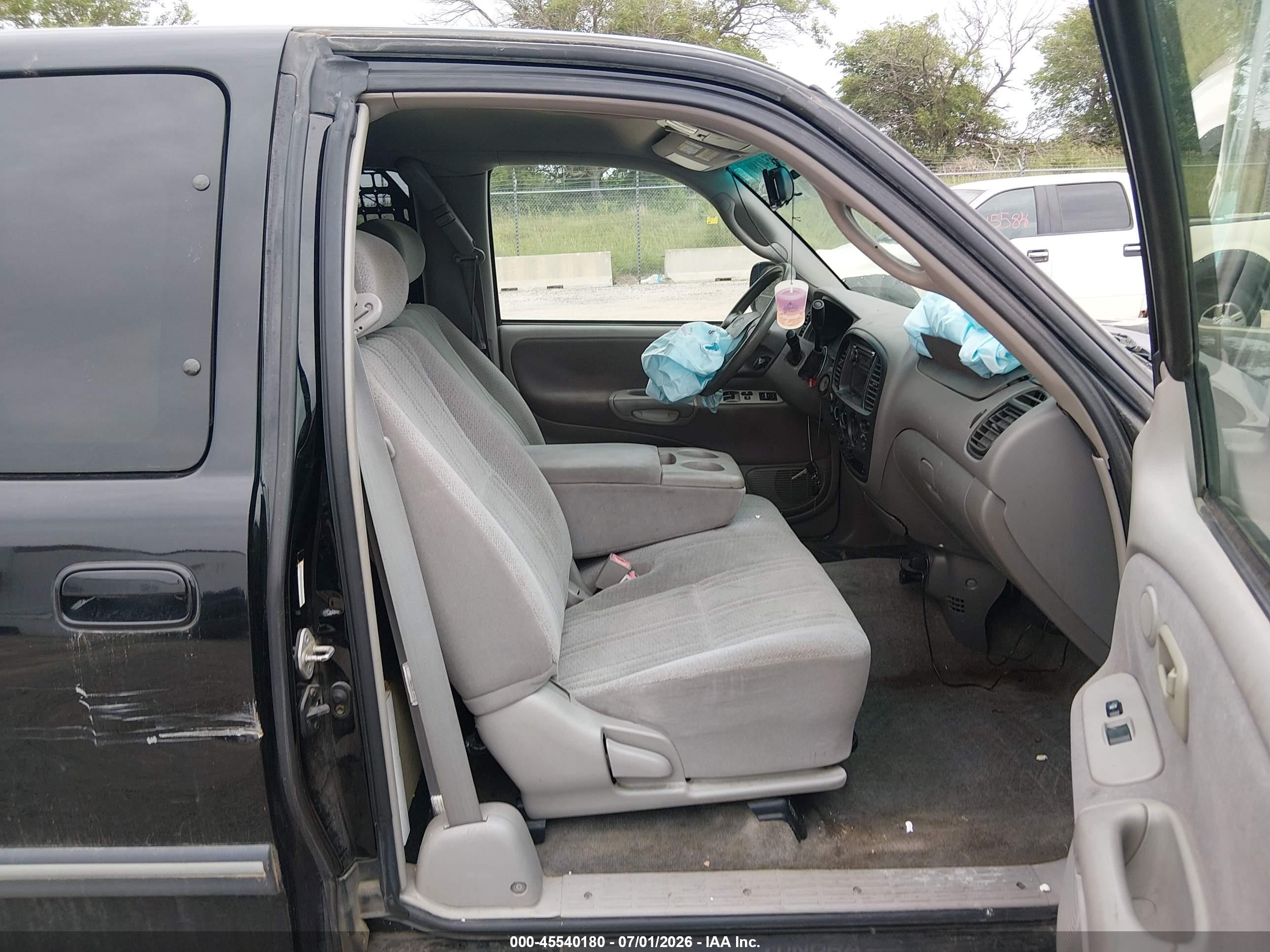 2002 Toyota Tundra Sr5 V8 Black vin: 5TBBT44152S308686