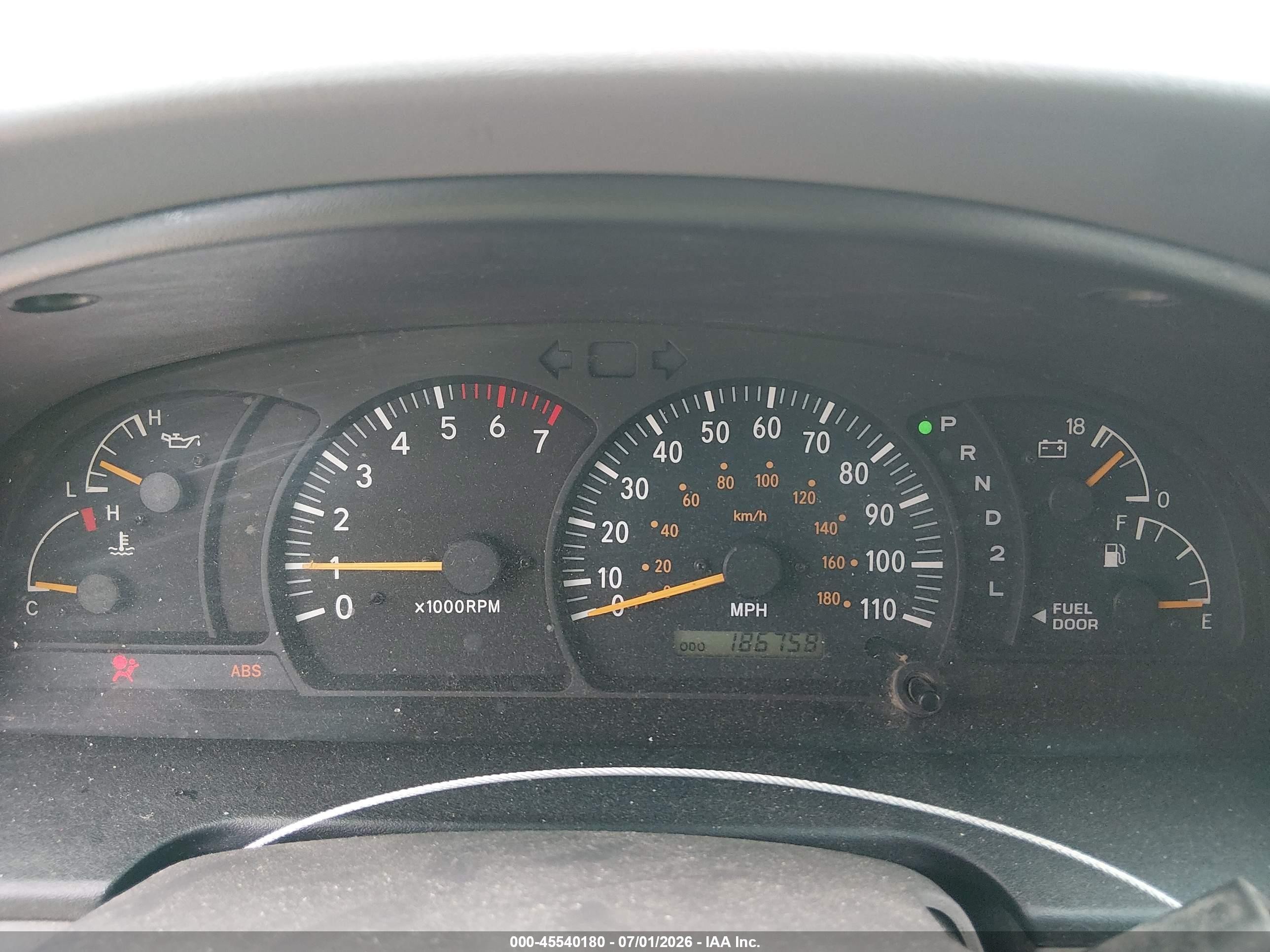 2002 Toyota Tundra Sr5 V8 Black vin: 5TBBT44152S308686