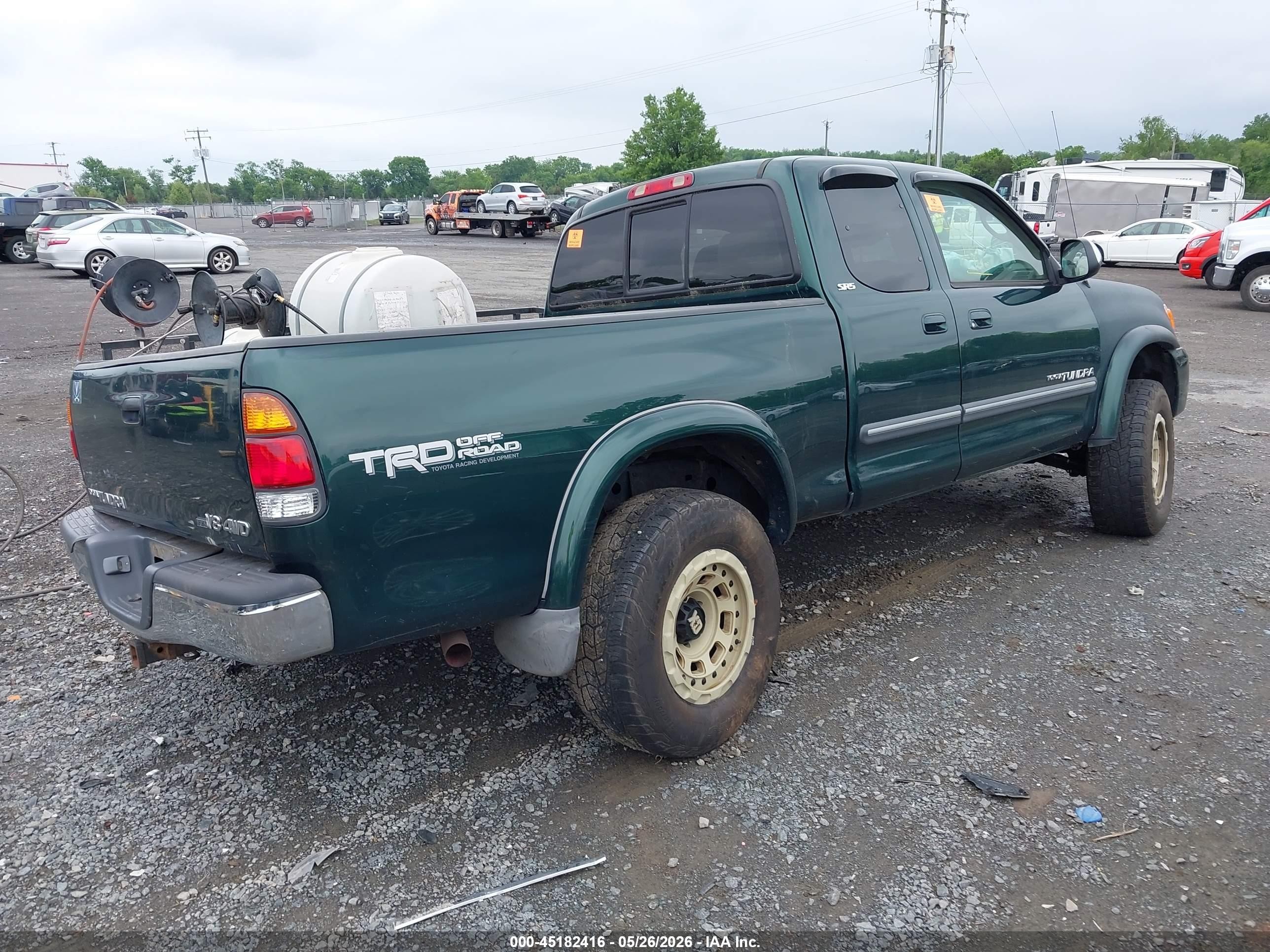 2003 Toyota Tundra Sr5 V8 Green vin: 5TBBT44153S375144