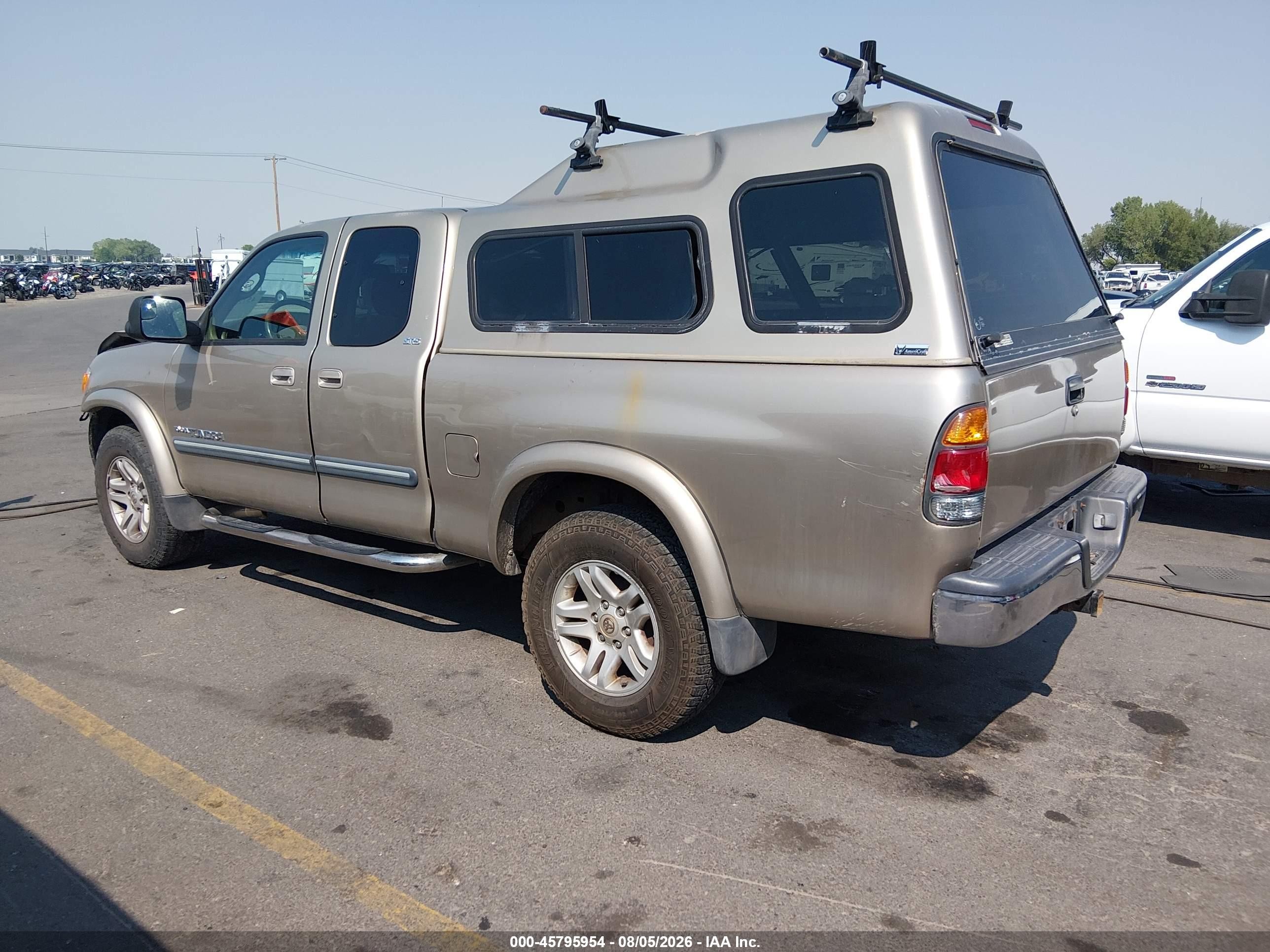 2003 Toyota Tundra Sr5 V8 Tan vin: 5TBBT44153S428456