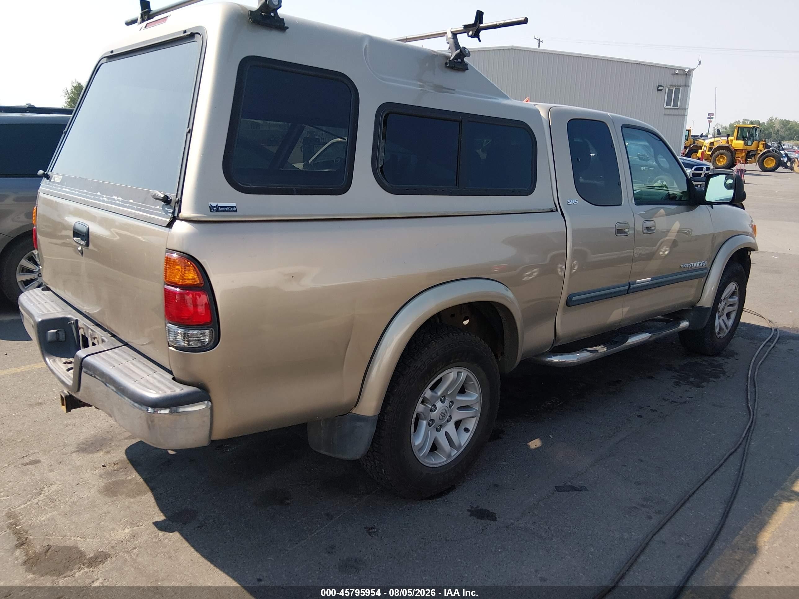 2003 Toyota Tundra Sr5 V8 Tan vin: 5TBBT44153S428456