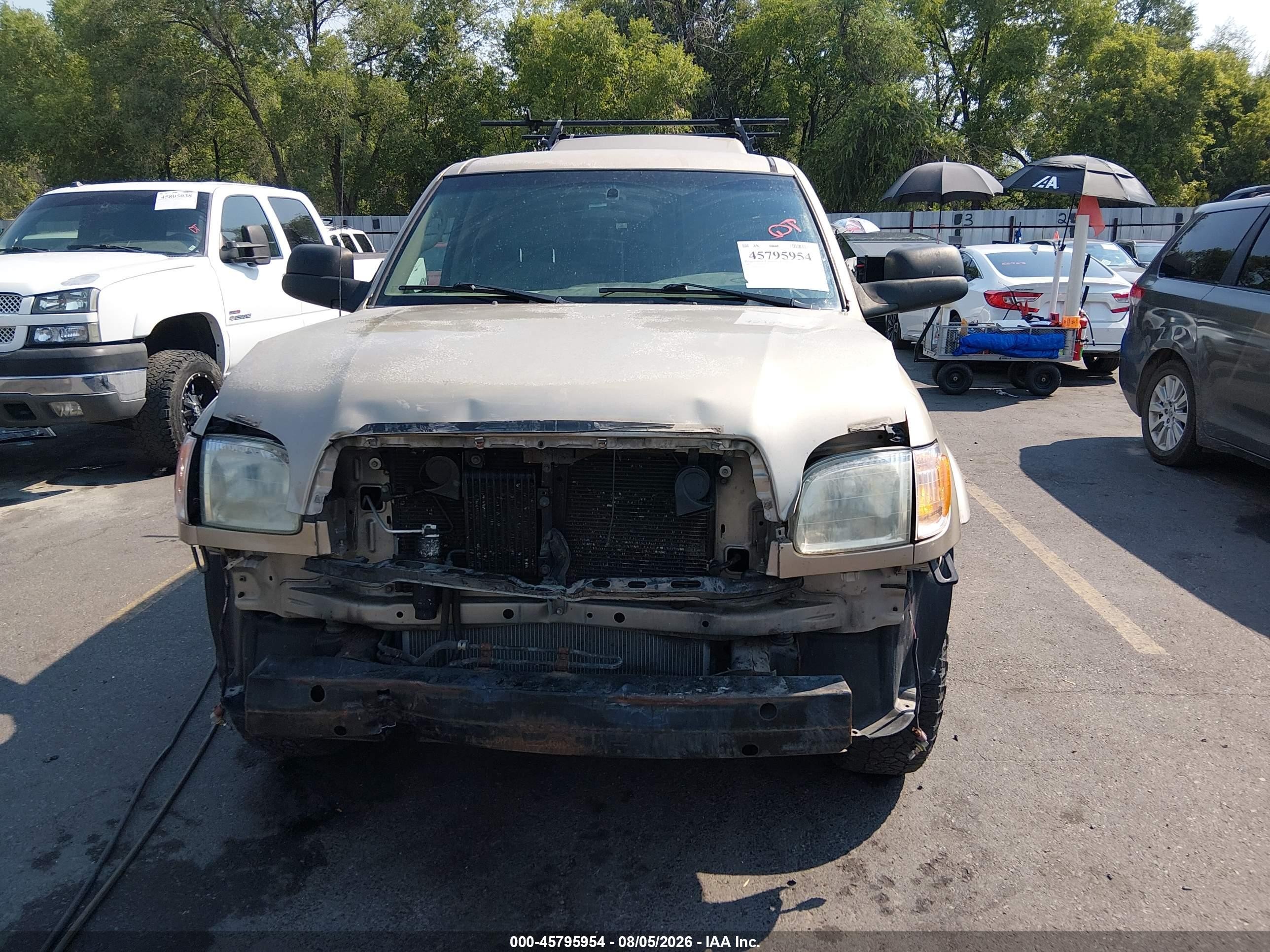 2003 Toyota Tundra Sr5 V8 Tan vin: 5TBBT44153S428456