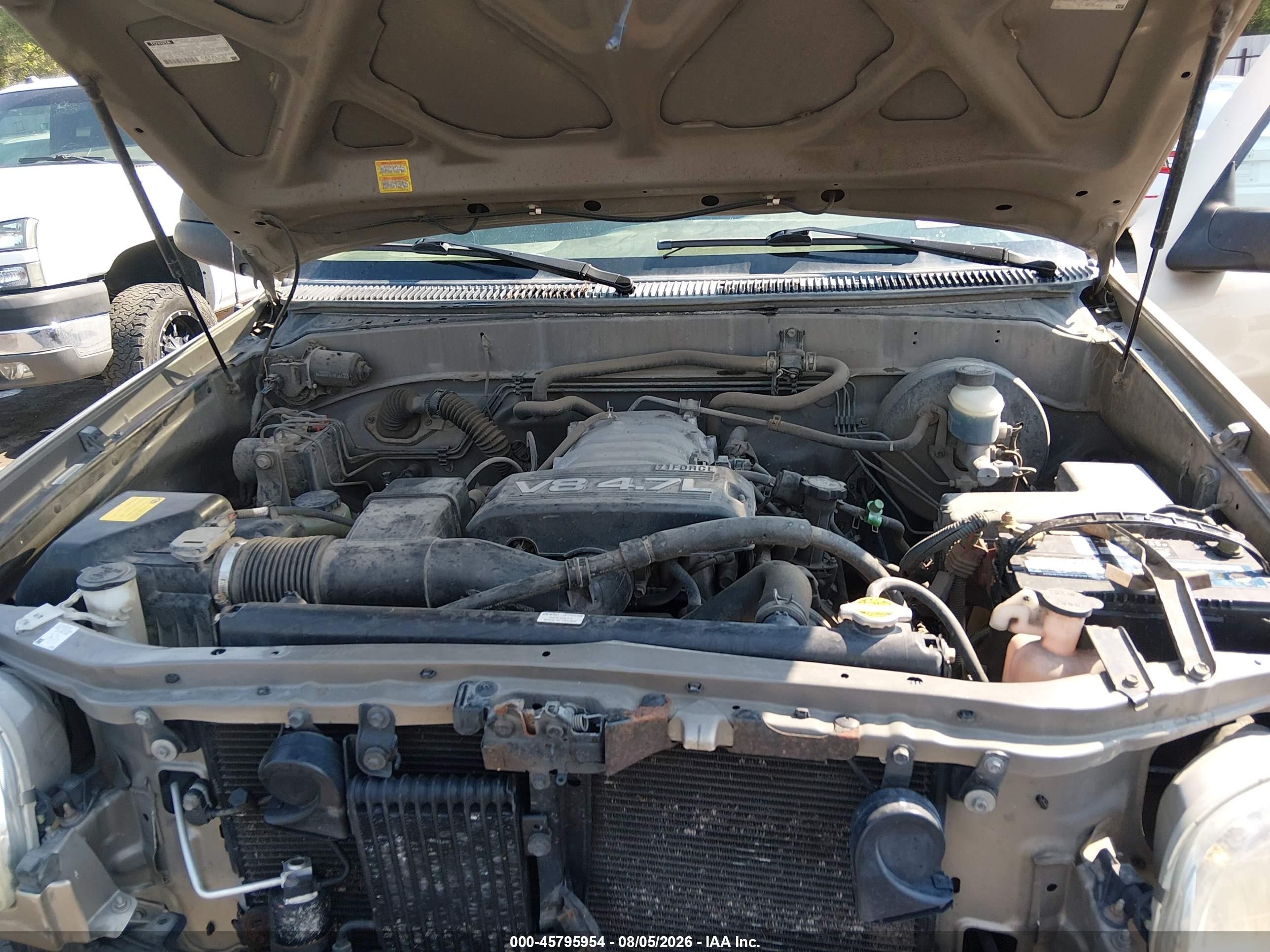 2003 Toyota Tundra Sr5 V8 Tan vin: 5TBBT44153S428456