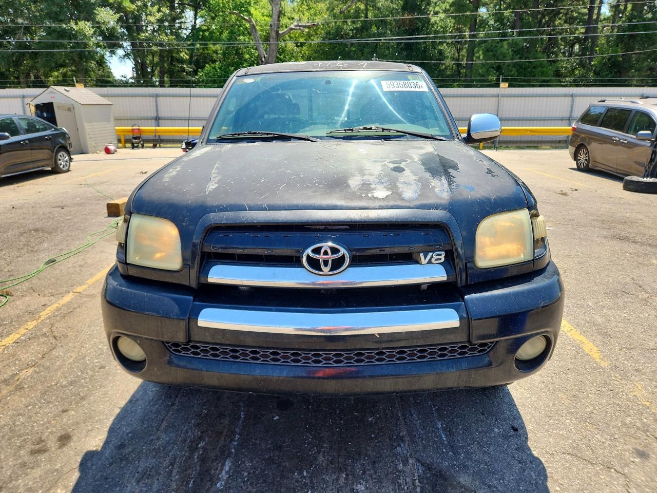 2004 Toyota Tundra Access Cab Sr5 Black vin: 5TBBT44154S439653