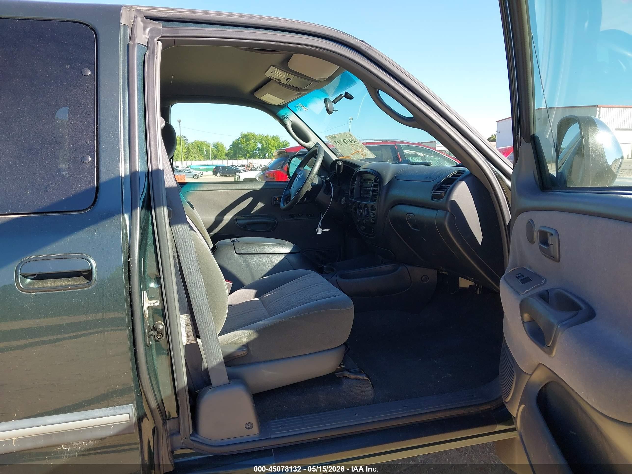 2005 Toyota Tundra Sr5 V8 Green vin: 5TBBT44155S460889