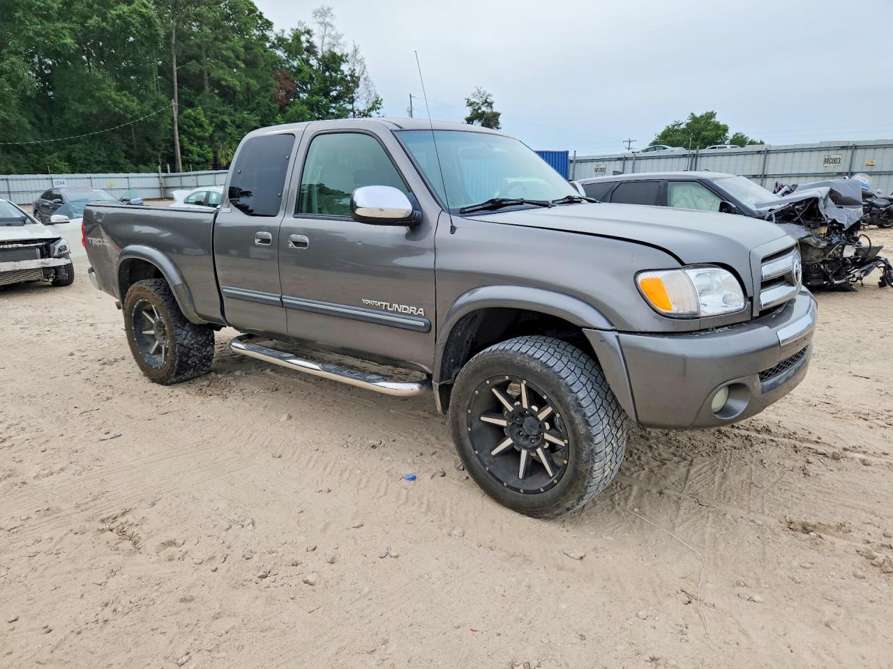 2005 Toyota Tundra Access Cab Sr5 Gray vin: 5TBBT44155S462917