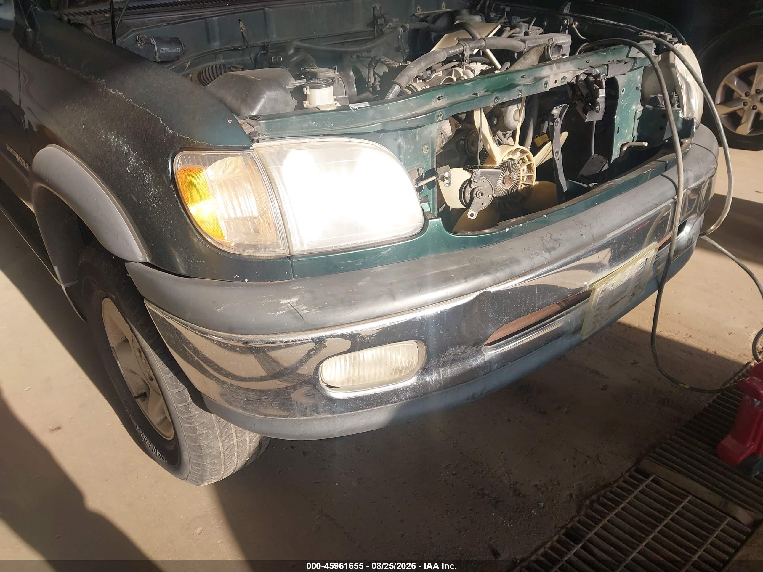 2001 Toyota Tundra Sr5 V8 Green vin: 5TBBT44161S135307