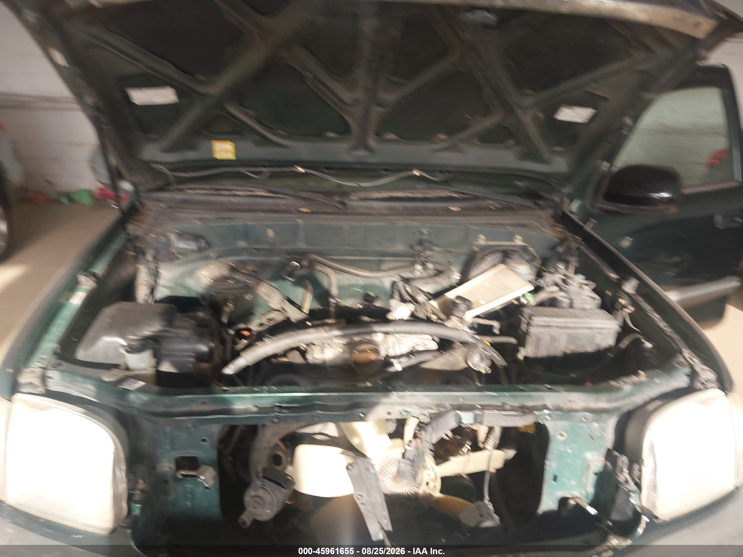 2001 Toyota Tundra Sr5 V8 Green vin: 5TBBT44161S135307