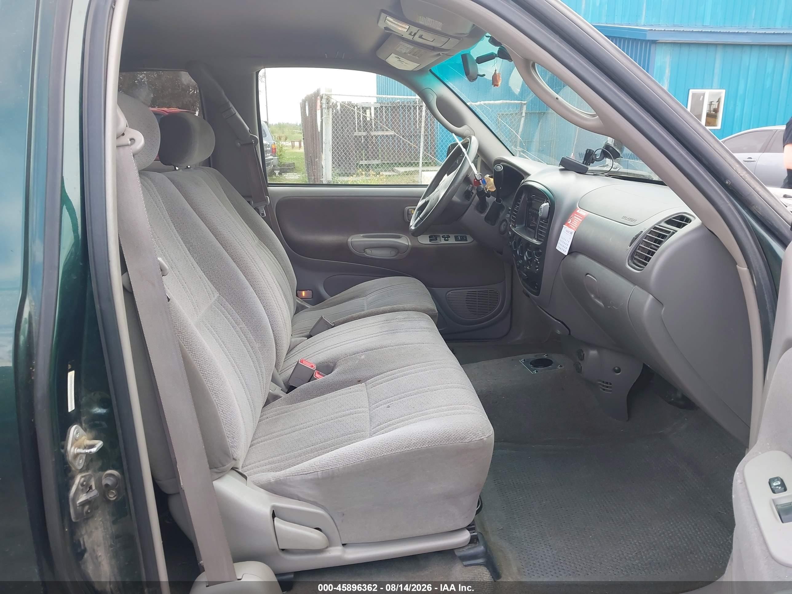 2001 Toyota Tundra Sr5 V8 Green vin: 5TBBT44161S157260
