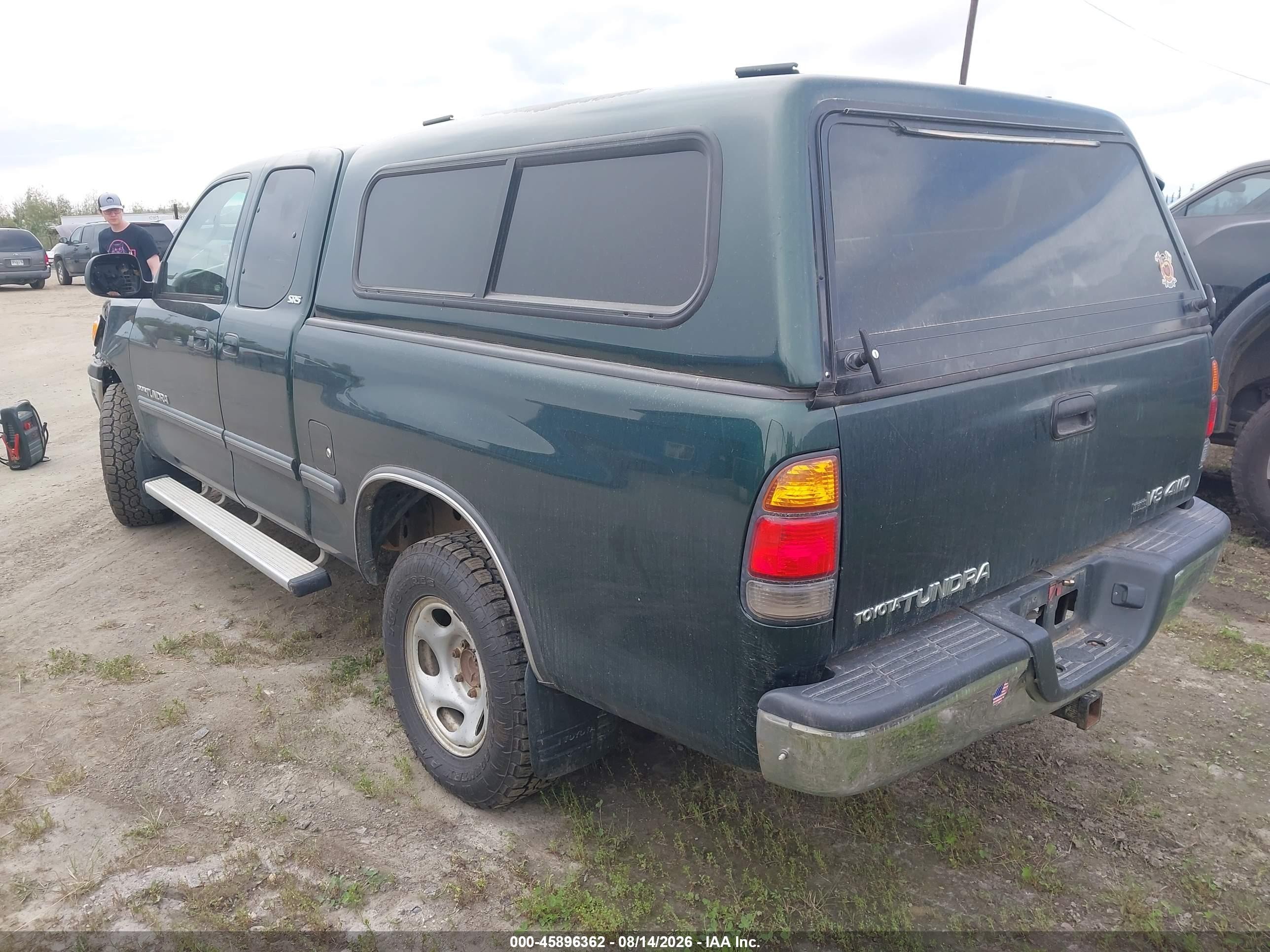 2001 Toyota Tundra Sr5 V8 Green vin: 5TBBT44161S157260