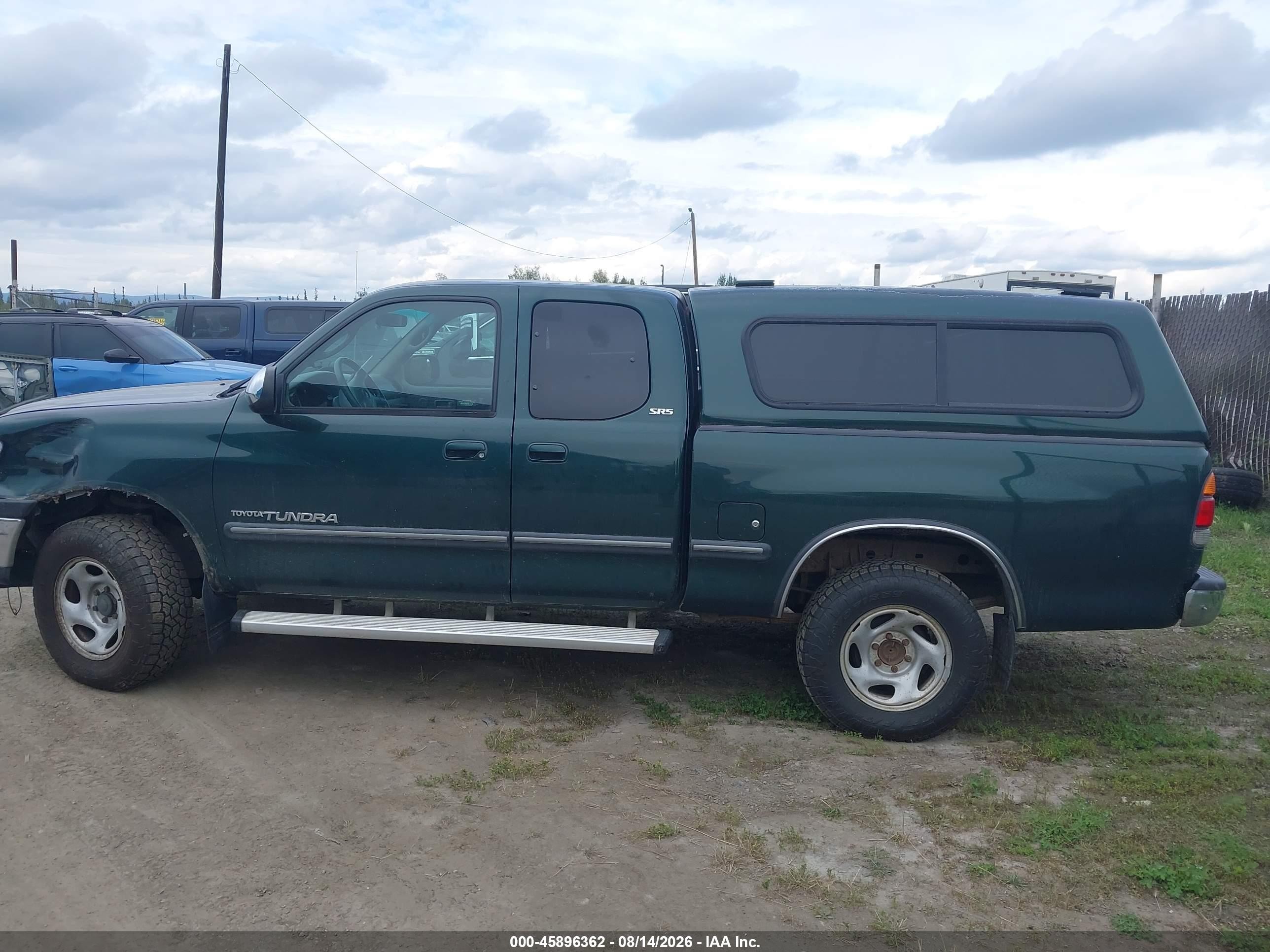 2001 Toyota Tundra Sr5 V8 Green vin: 5TBBT44161S157260