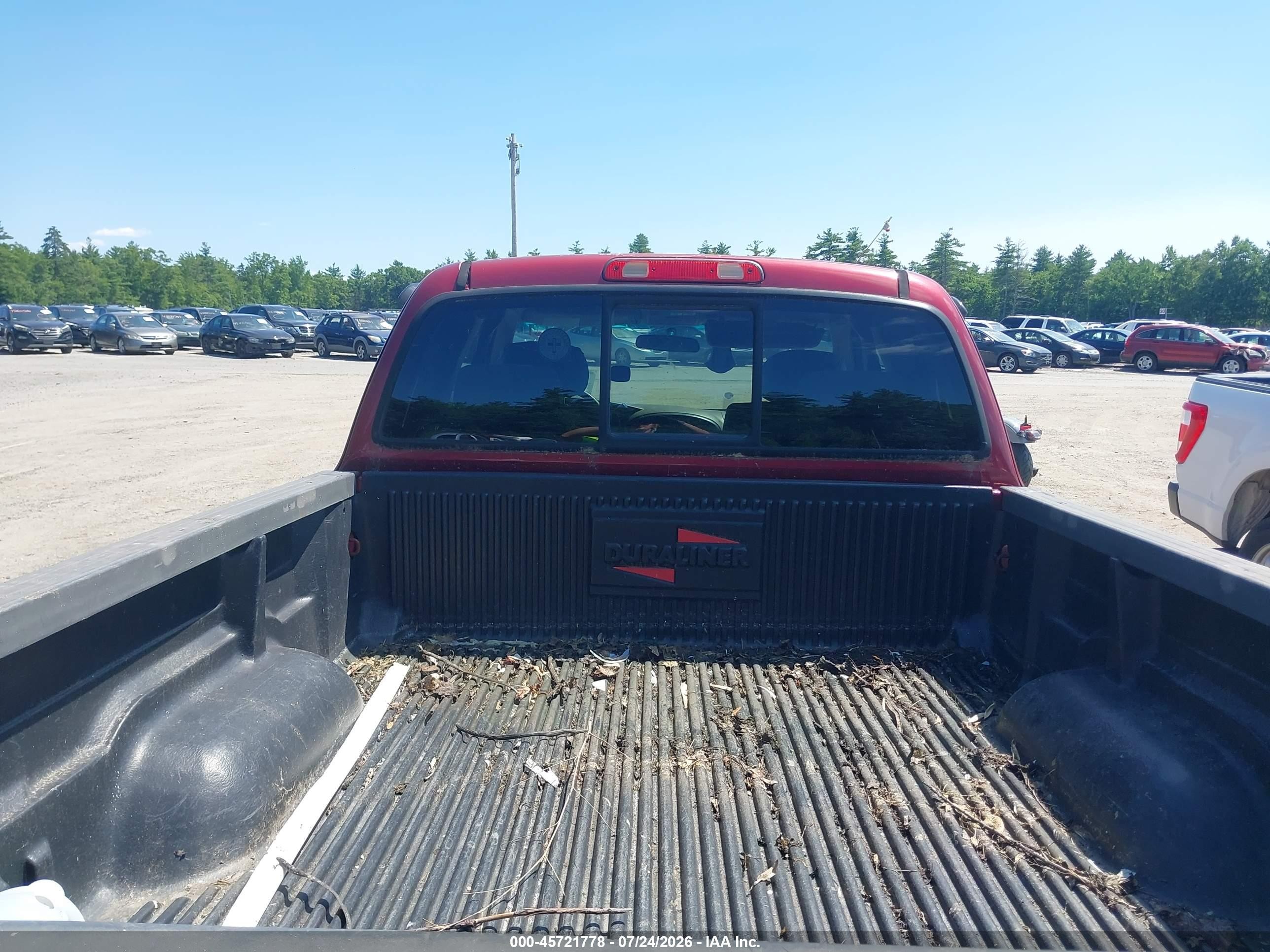 2001 Toyota Tundra Sr5 V8 Red vin: 5TBBT44161S157906