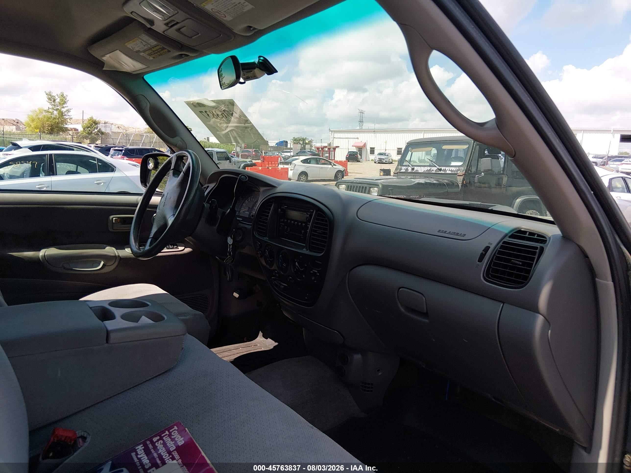 2001 Toyota Tundra Sr5 V8 Зеленый vin: 5TBBT44161S185320
