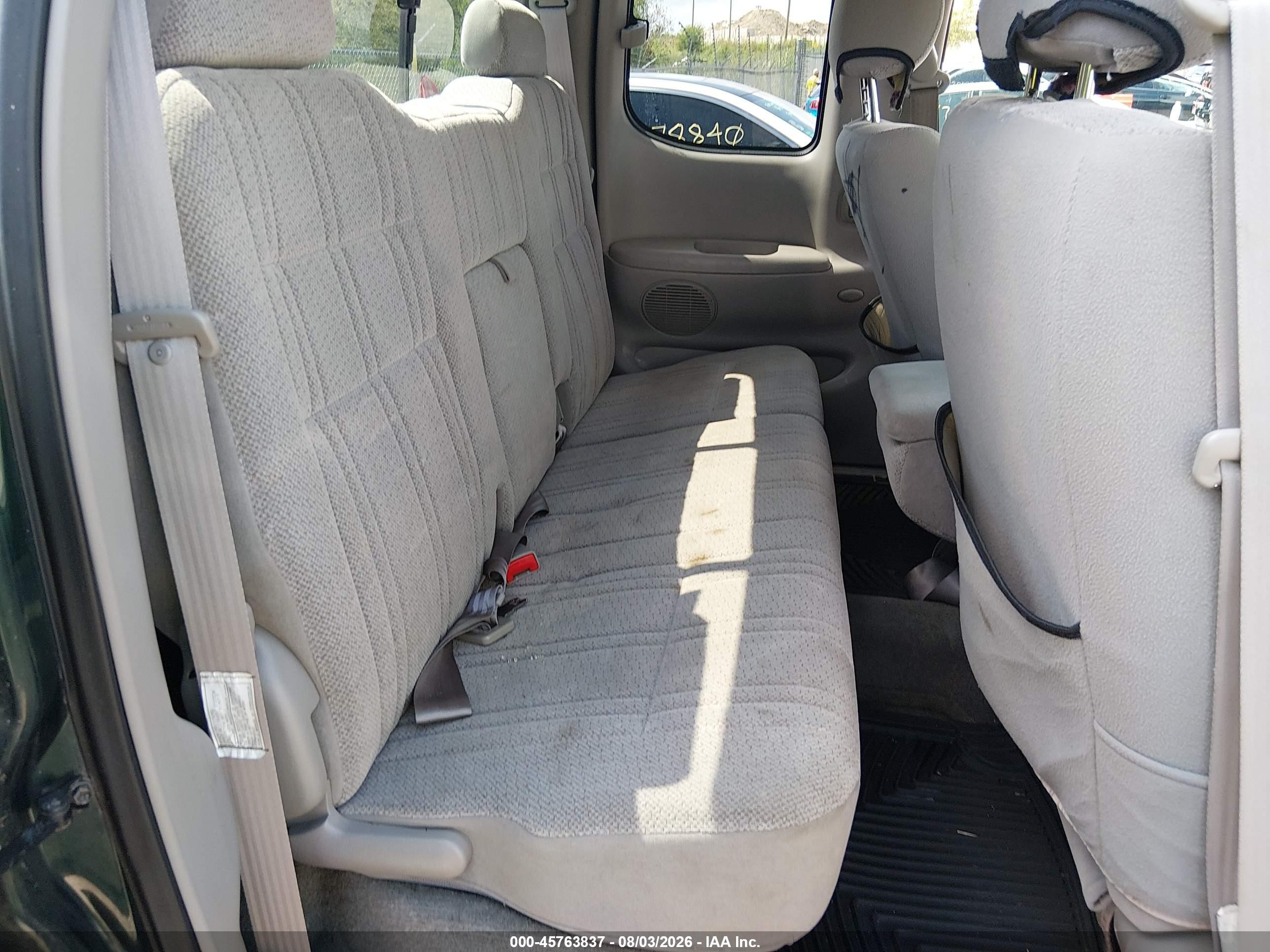 2001 Toyota Tundra Sr5 V8 Зеленый vin: 5TBBT44161S185320