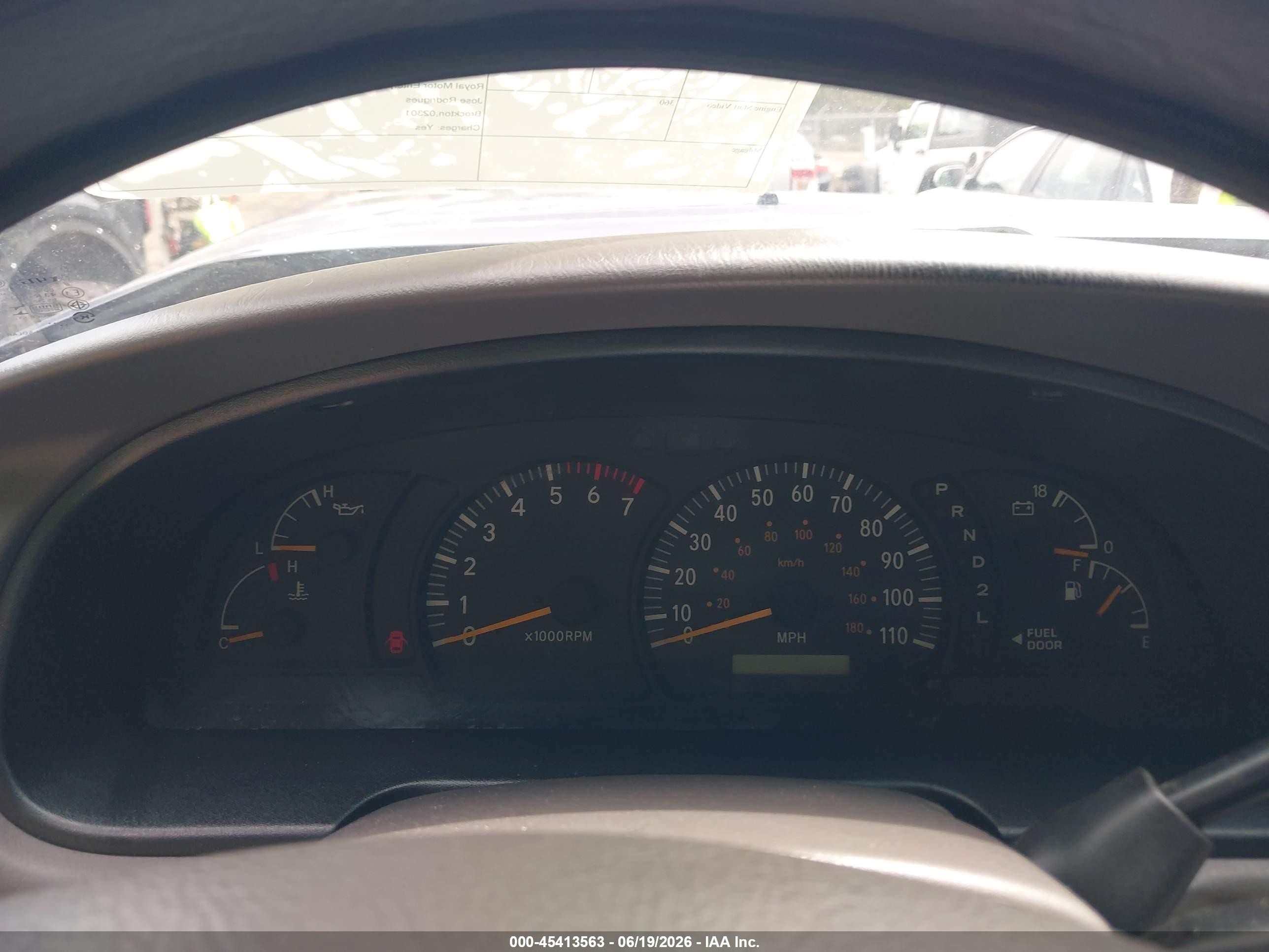 2003 Toyota Tundra Sr5 V8 Blue vin: 5TBBT44163S377940