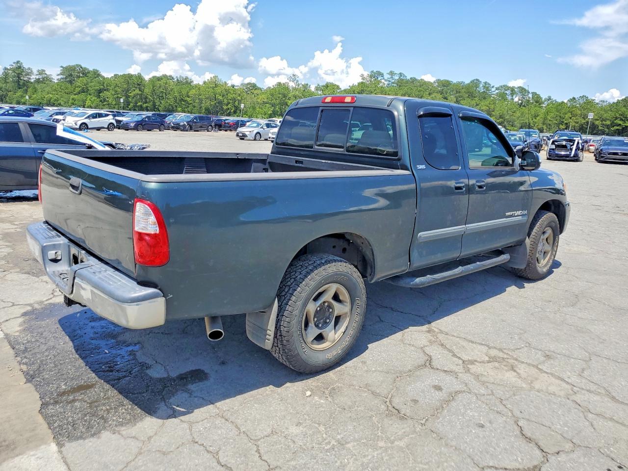2005 Toyota Tundra Access Cab Sr5 Green vin: 5TBBT44165S469424