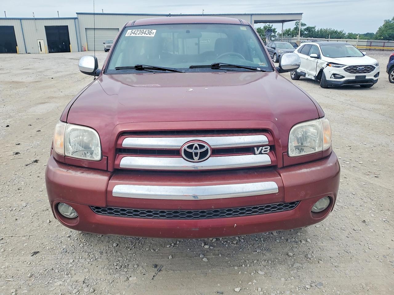 2006 Toyota Tundra Access Cab Sr5 Red vin: 5TBBT44166S485124
