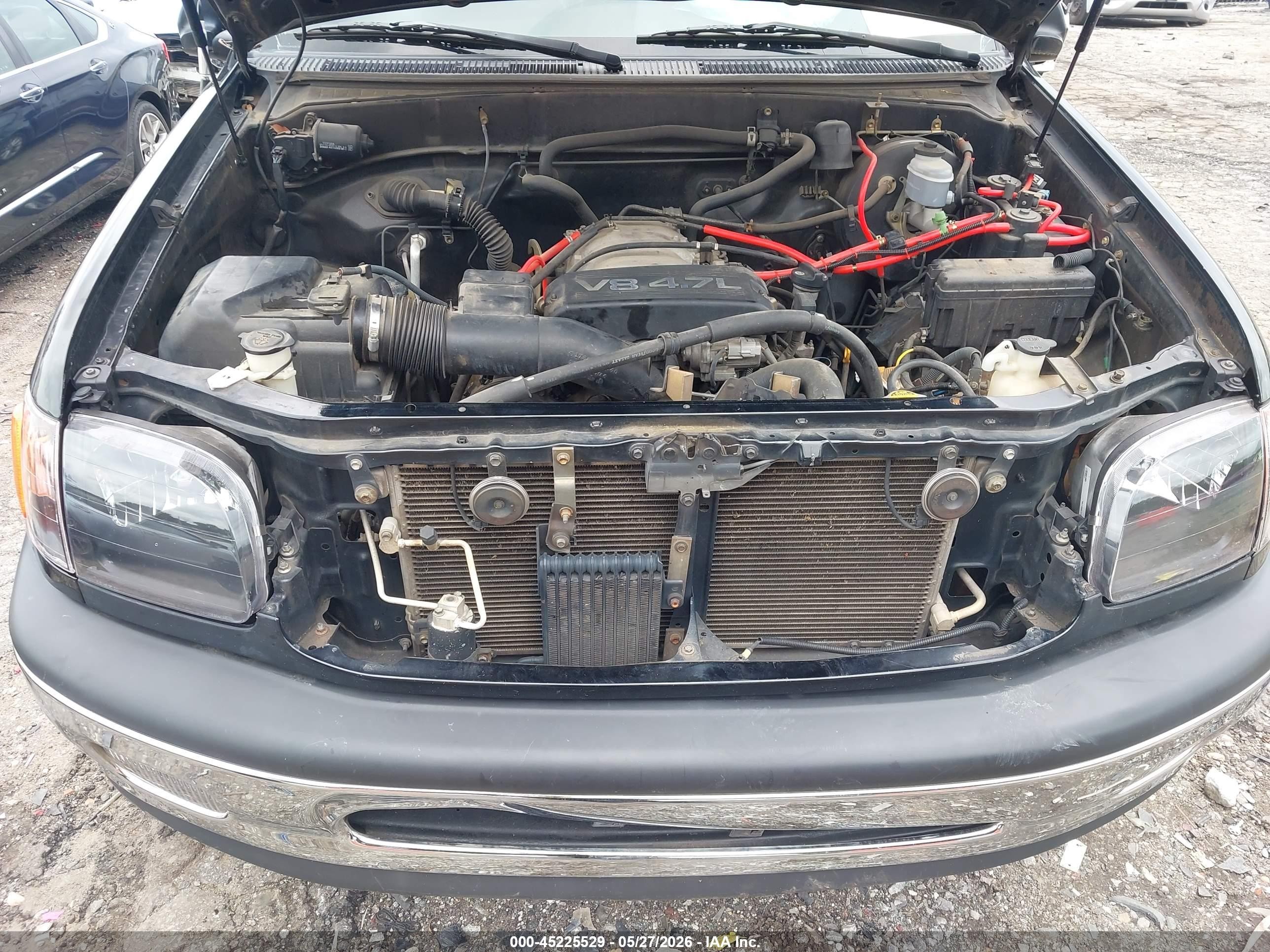 2000 Toyota Tundra Sr5 V8 Black vin: 5TBBT4416YS067553