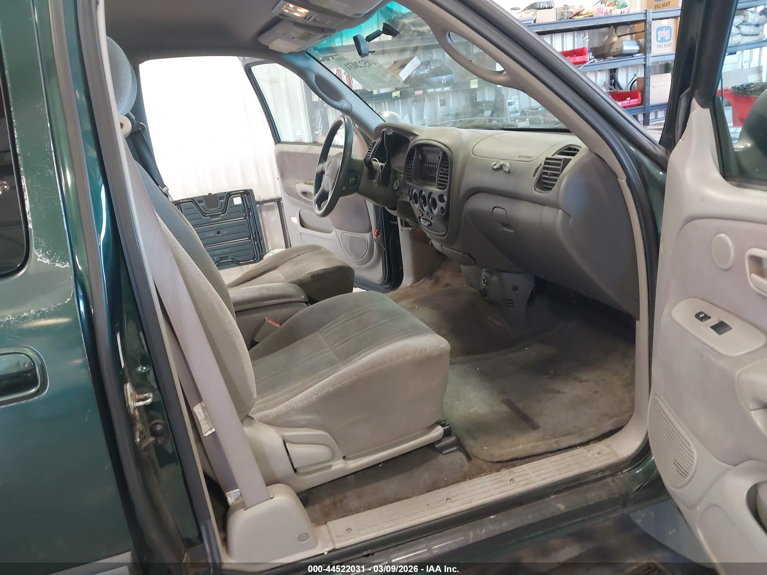 2002 Toyota Tundra Access Cab/access Cab Sr5 Green vin: 5TBBT44172S225552